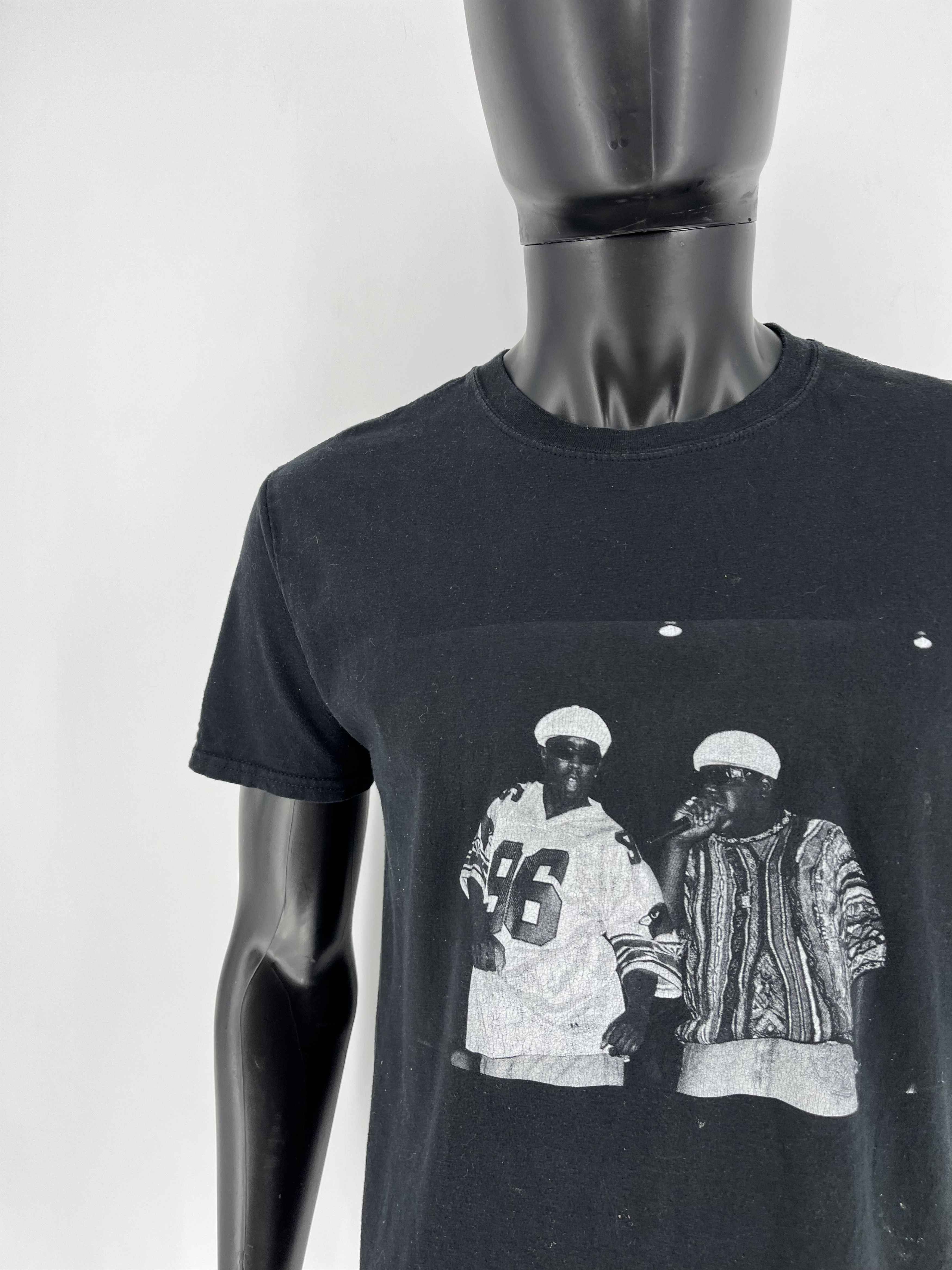 Rap Tees × Vintage Vintage Notorious Big Trust Nobody Black Tee Shirt Size US M / EU 48-50 / 2 - 6 Thumbnail