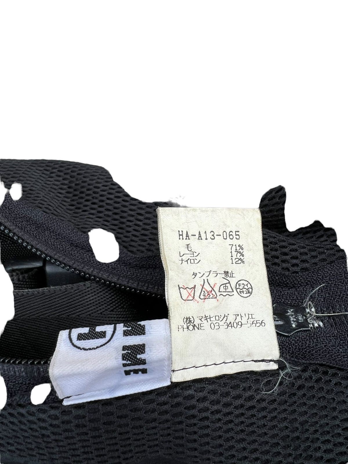 gomme Vintage AW 98-99 Gomme Homme Wool Unique Shape Bag Size ONE SIZE - 23 Thumbnail