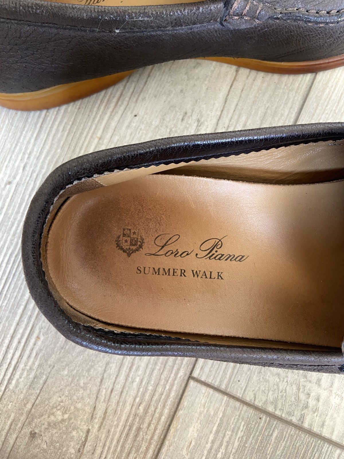 Loro Piana Loro Piana Summer Walk Leather Loafer Size US 9 / EU 42 - 11 Thumbnail