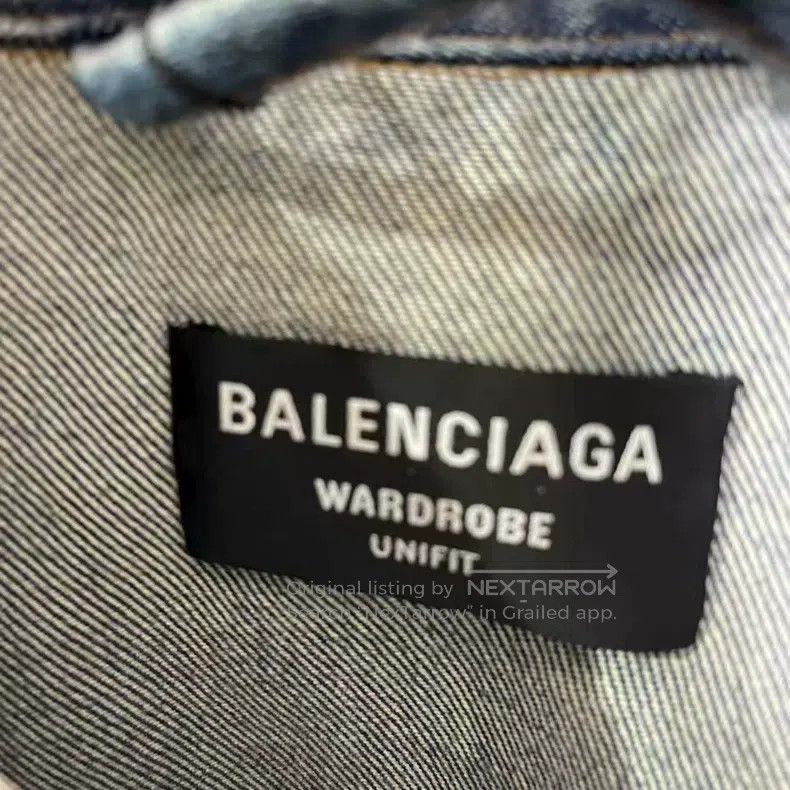 Balenciaga Balenciaga Graffiti Hand Painted Destroyed Distressed Deni Size US XL / EU 56 / 4 - 5 Thumbnail