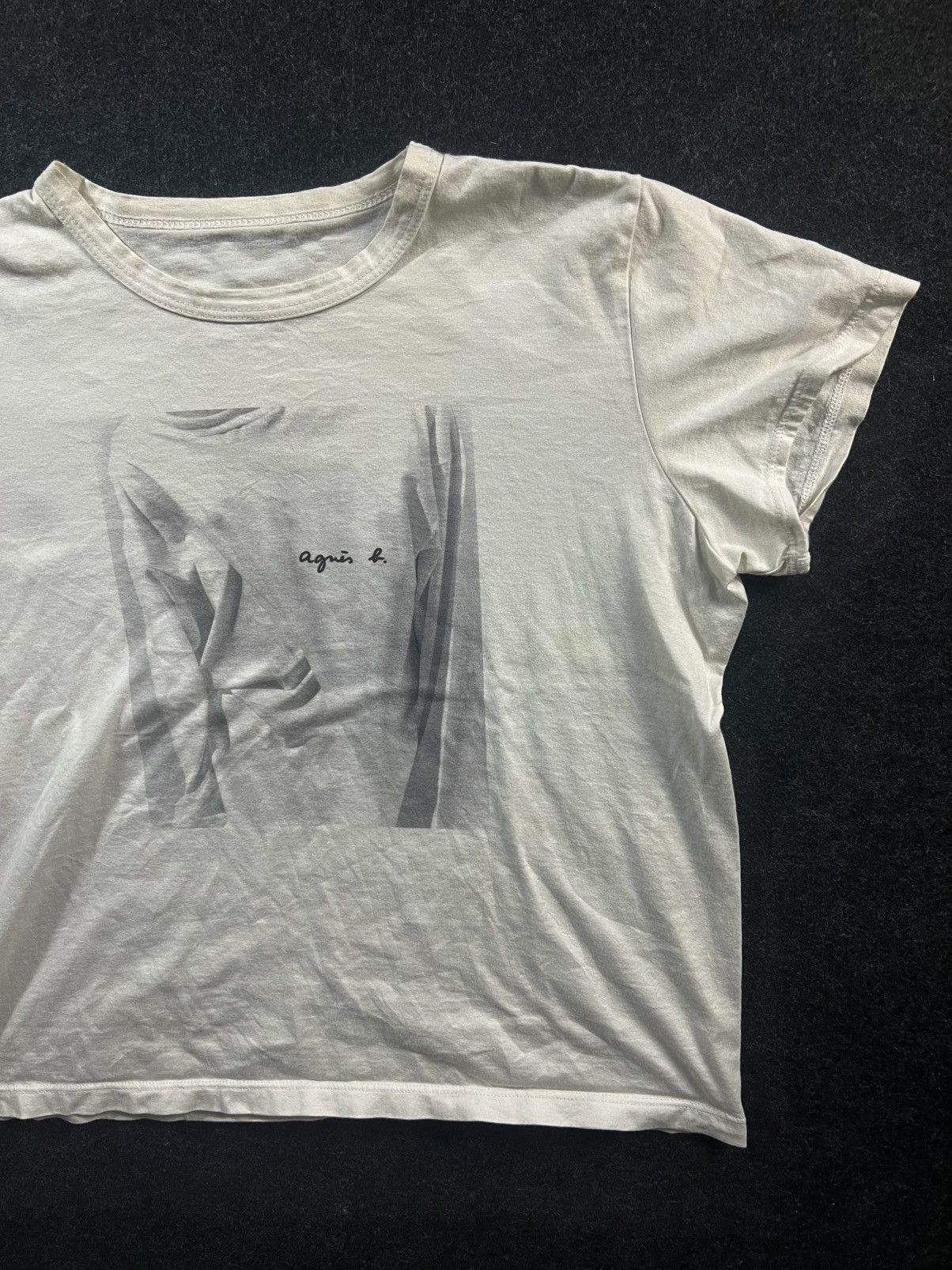 agnes b. Vintage’s90 Agnes B Bruce Webber Photo Tee Cropped Tee Size M / US 6-8 / IT 42-44 - 1 Thumbnail
