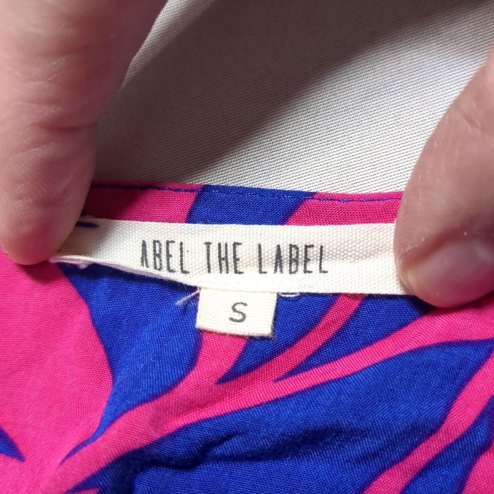 Vintage VINTAGE Abel The Label Pink Blue Floral High Low Smocked Waist Midi Dress Womens Small Size S / US 4 / IT 40 - 5 Thumbnail