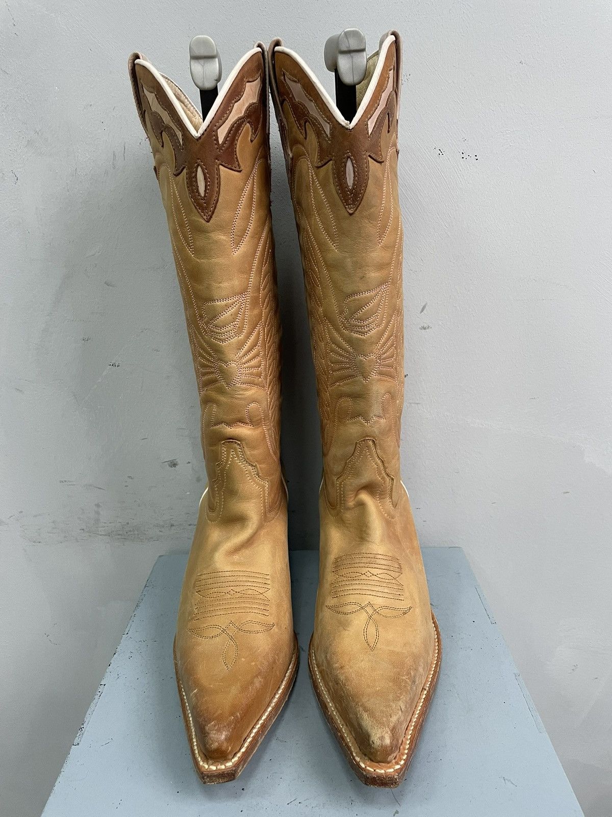If Six Was Nine Western marlboro style leather boots retro fashion 90s Size US 8 / EU 41 - 4 Thumbnail