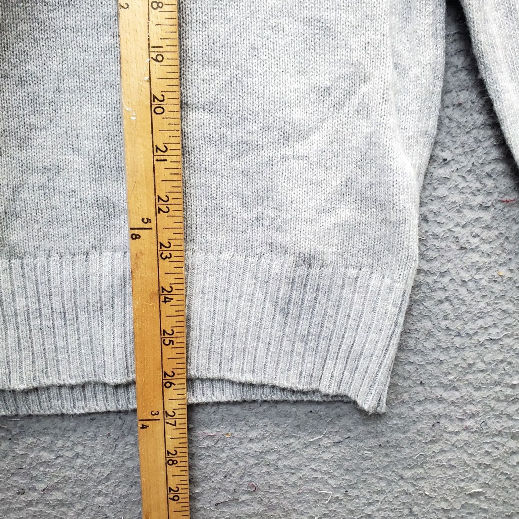 J.Crew J.CREW Henley Sweater Mens M Gray Lambswool Raglan Pullover Size US M / EU 48-50 / 2 - 3 Thumbnail