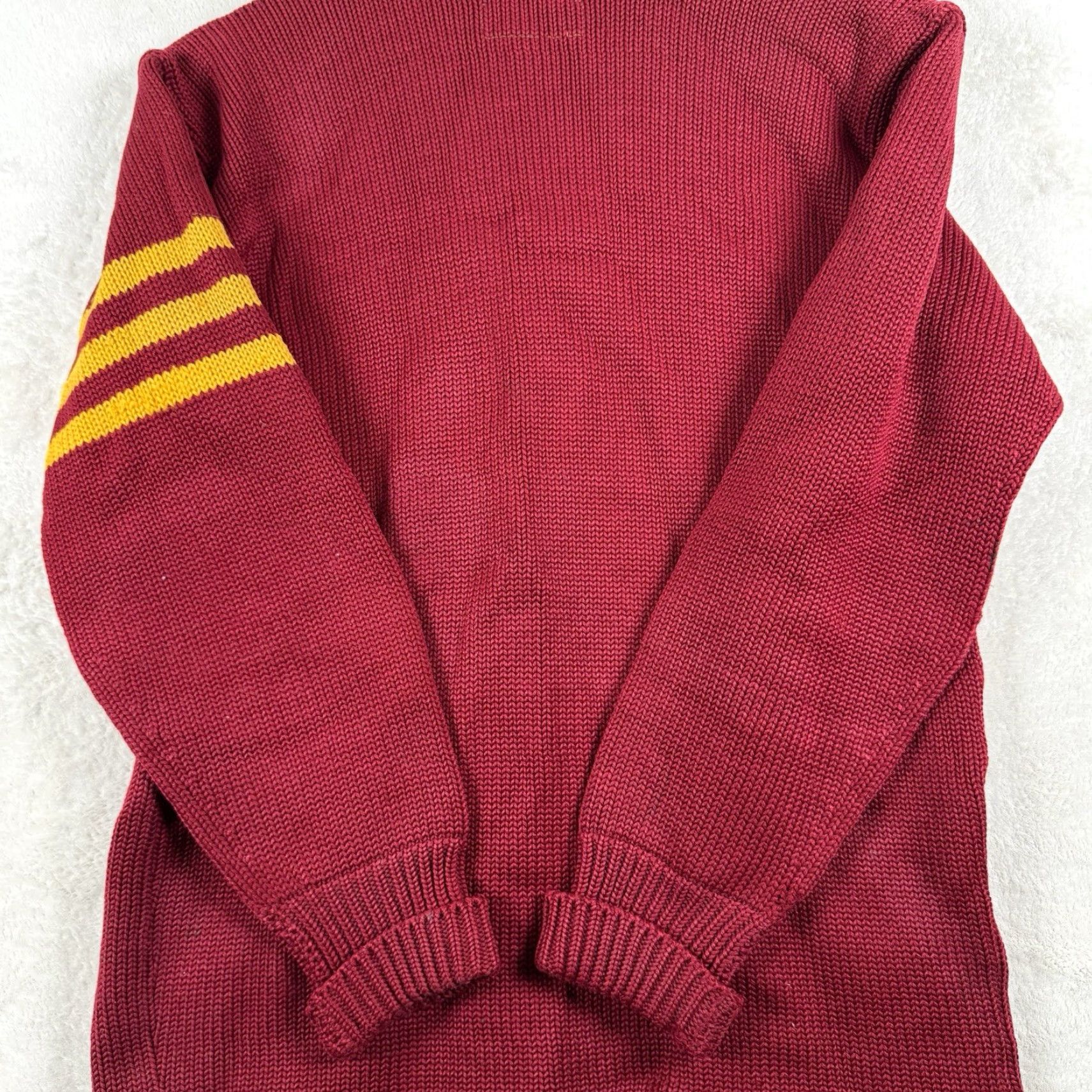 Vintage VINTAGE Jonesknit 50s Varsity Cardigan Sweater Mens M Red Gold Letterman Wool Buttons Size US M / EU 48-50 / 2 - 4 Thumbnail