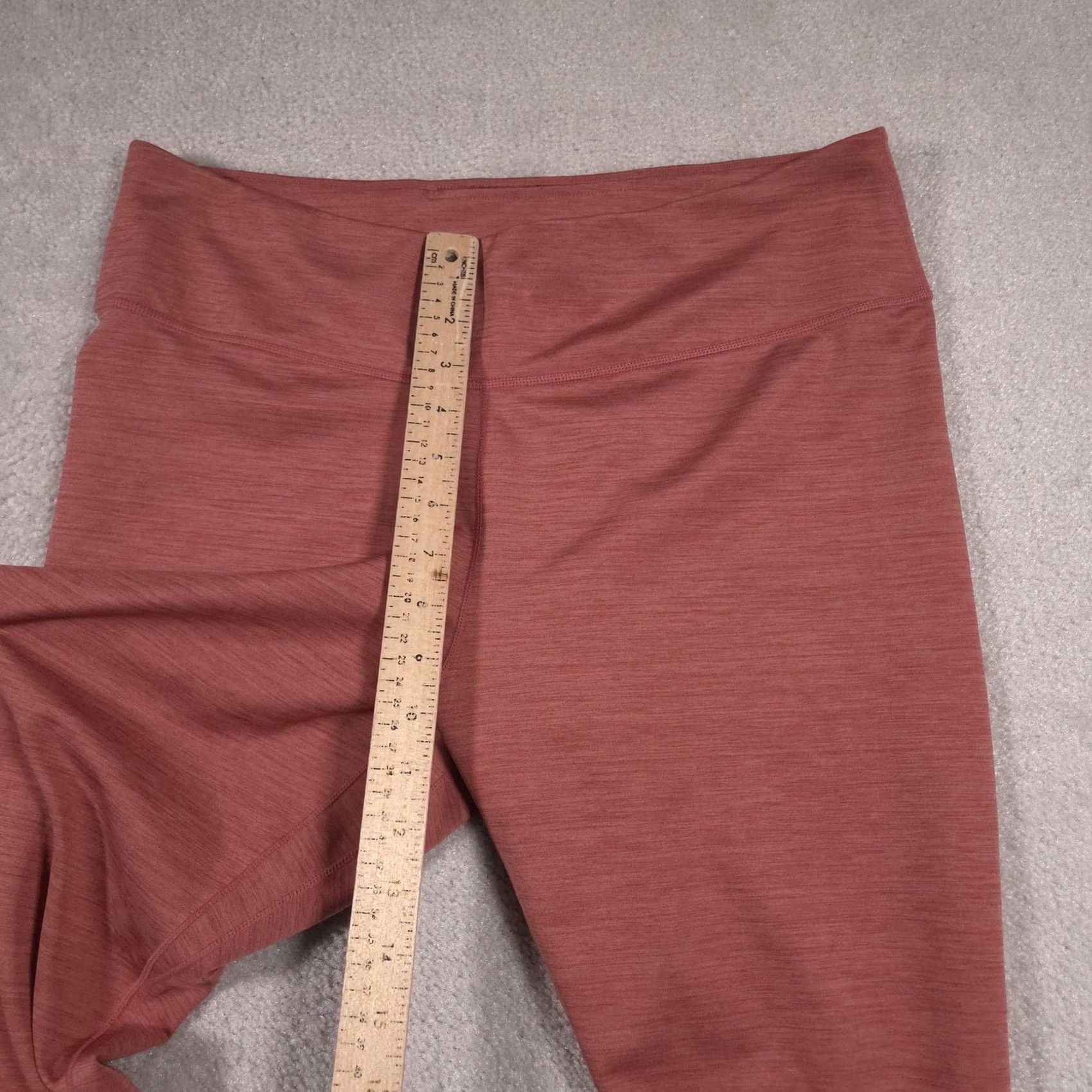 Nike Nike Leggings Womens XXL Brown Dri-FIT High Rise Ankle Yoga Gym Pants Athletic Size 40" / US 18 - 7 Thumbnail