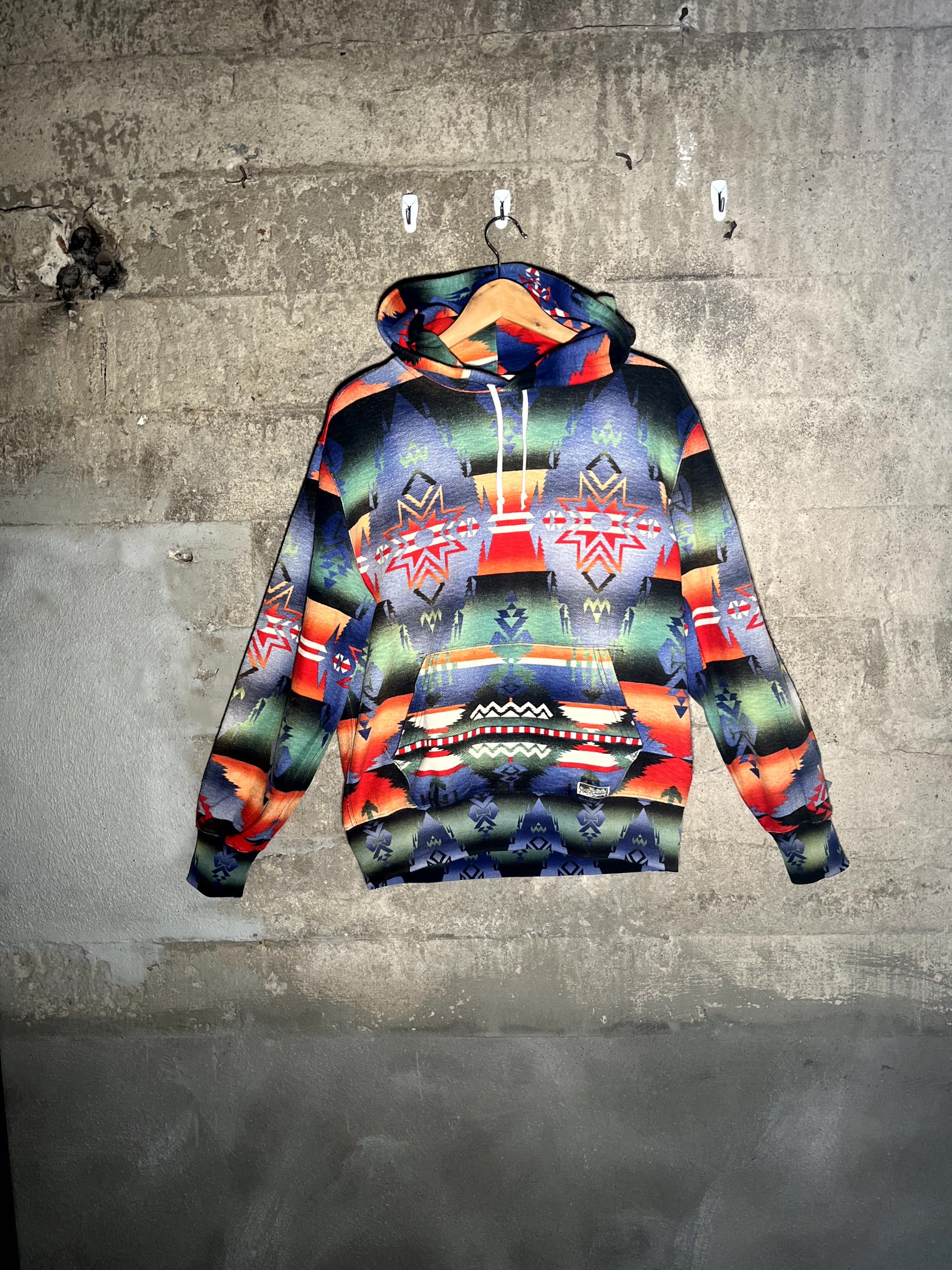 Polo Ralph Lauren Vintage Polo Aztec Hoodie Size US M / EU 48-50 / 2 - 2 Thumbnail