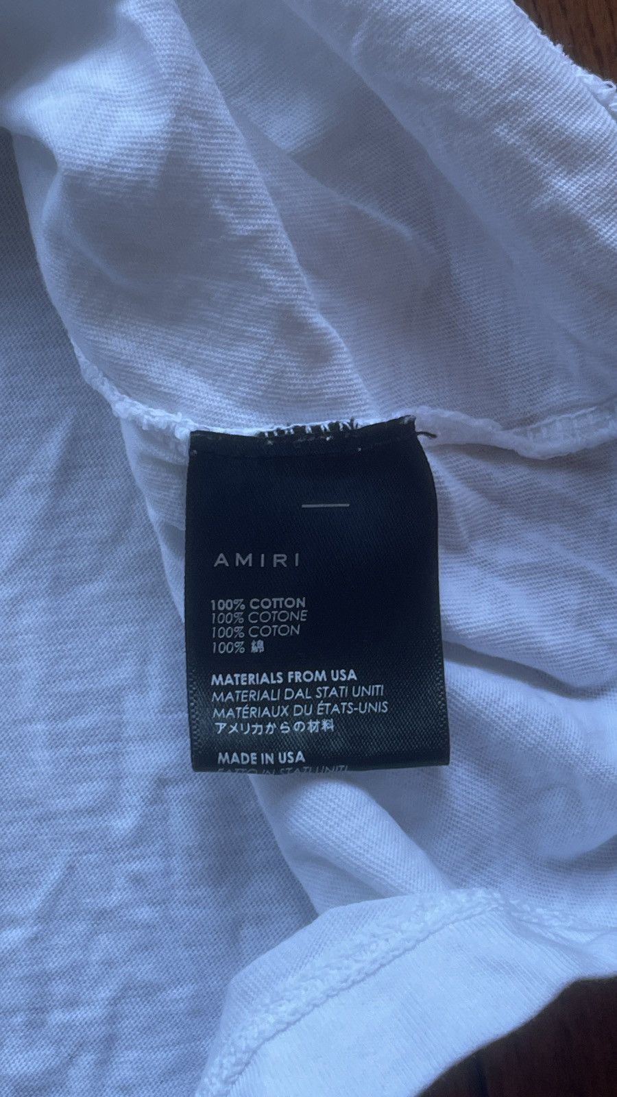 Amiri Amiri Logo Tee Size US XL / EU 56 / 4 - 4 Thumbnail