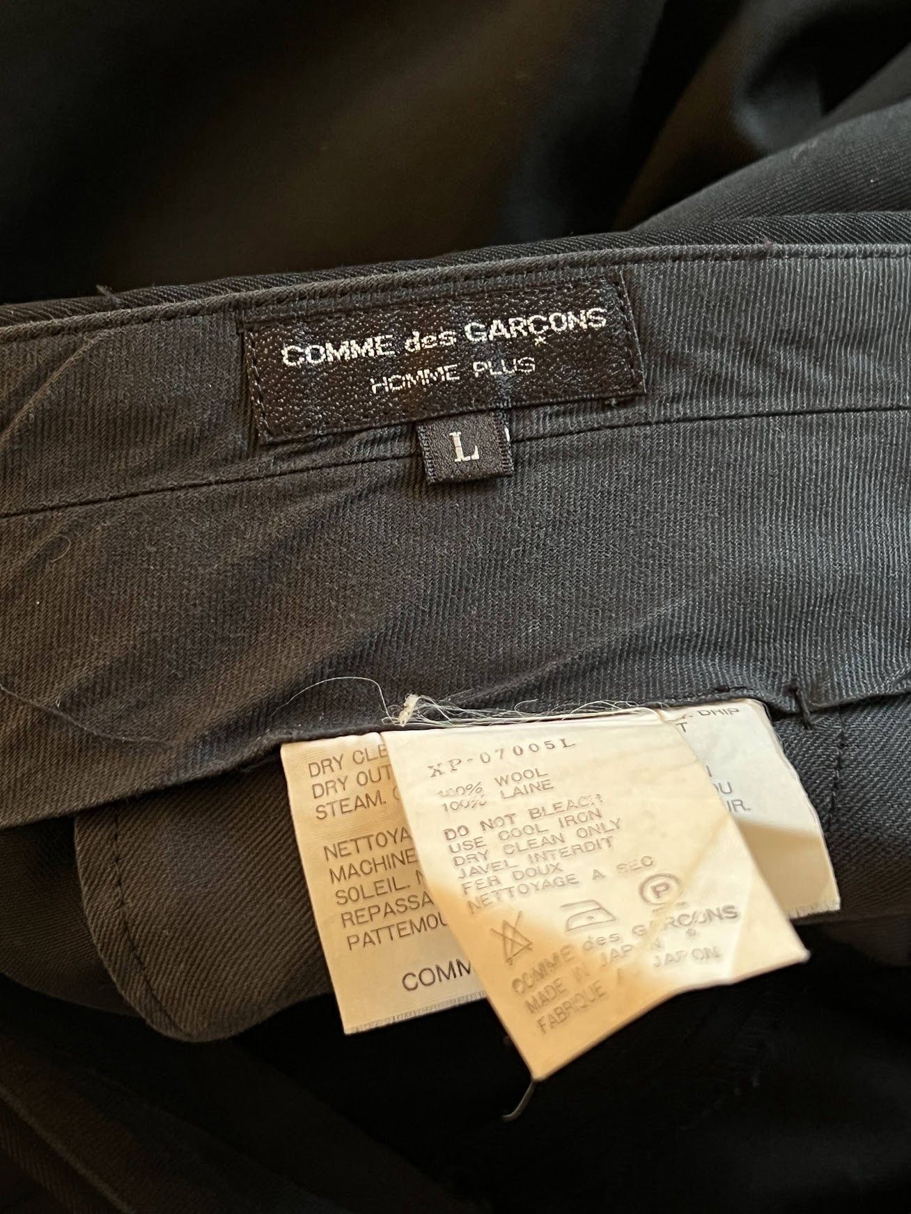 Comme des Garcons Homme Plus Comme des Garcons Homme Plus Black Suit Size 48R - 7 Thumbnail