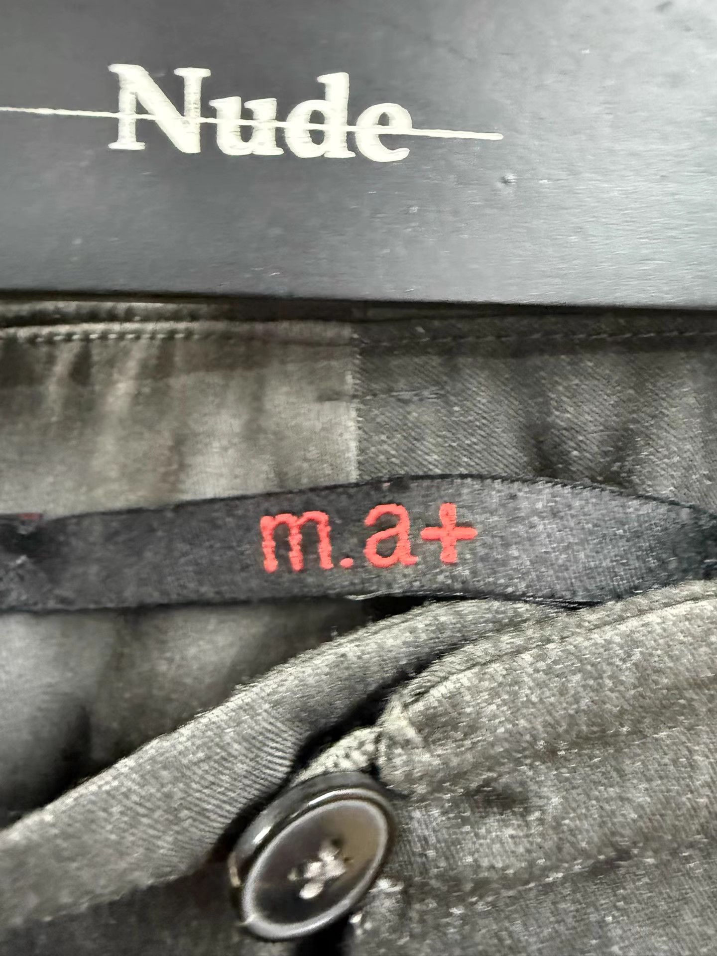 Ma+ M.a+ Washed Cross Straight-Leg Pants K20 Size US 35 - 5 Thumbnail