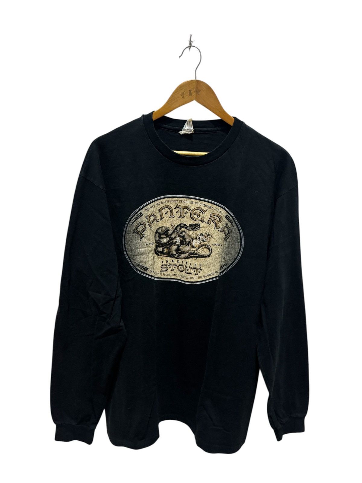 Band Tees × Vintage Vintage 90’s Pantera Snakebite Stout Size US XL / EU 56 / 4 - 1 Thumbnail