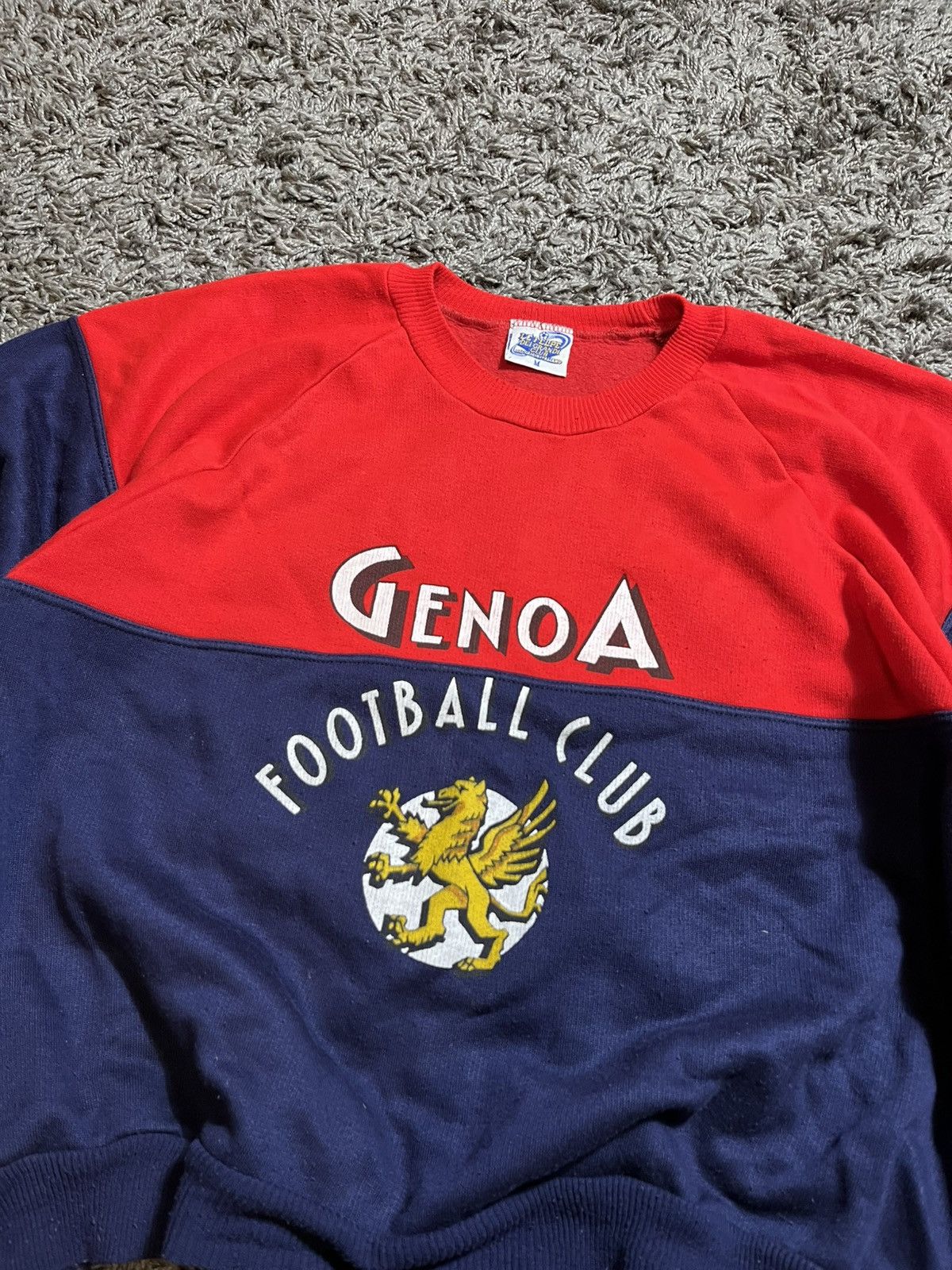 Vintage GENOA FC 1990/91 VINTAGE FOOTBALL SWEAT TOP SWEATSHIRT Size US M / EU 48-50 / 2 - 2 Thumbnail