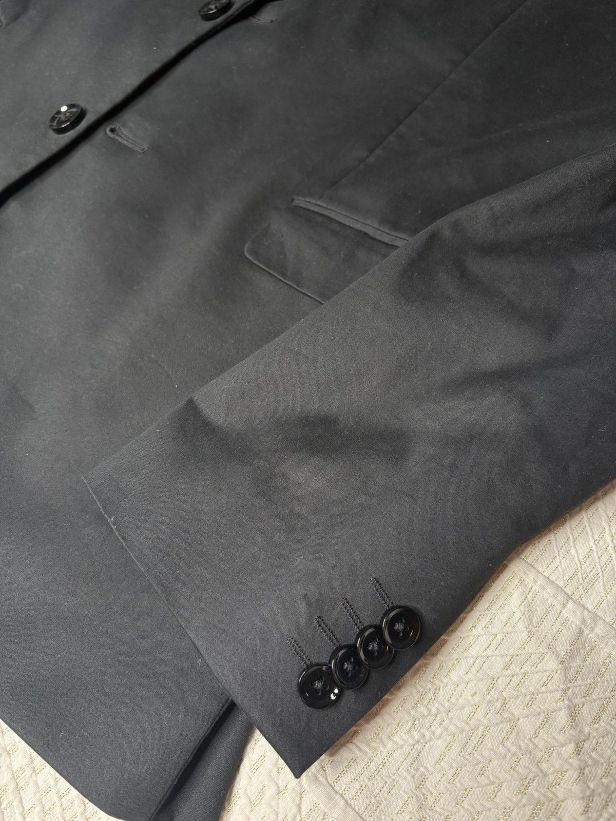 Express EXPRESS Slim Blazer “Black” Size 40R - 3 Thumbnail