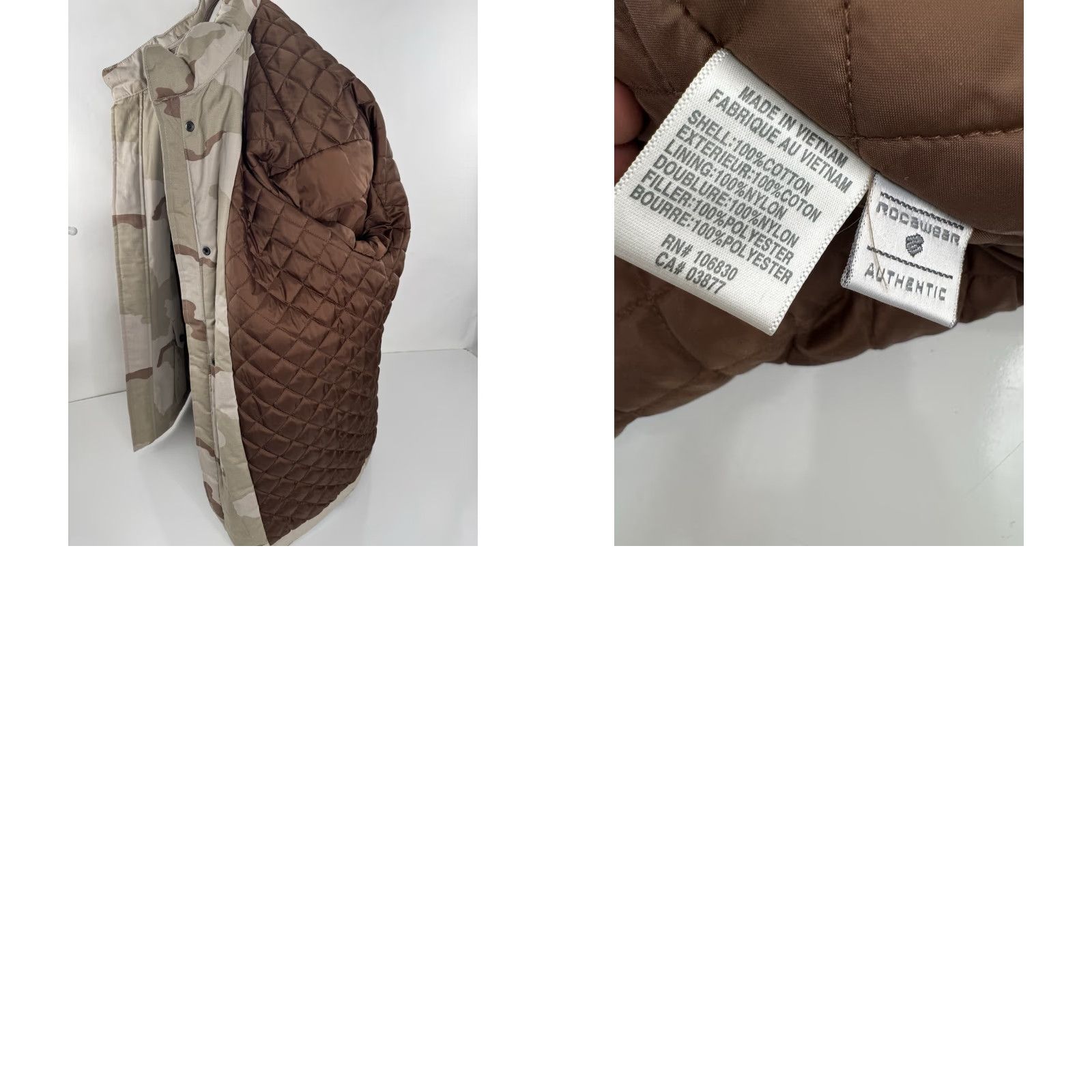 Rocawear STATE PROPERTY / ROCAWEAR - Desert Camouflage Military Hood L Jacket - EXCELLENT Size US L / EU 52-54 / 3 - 8 Thumbnail