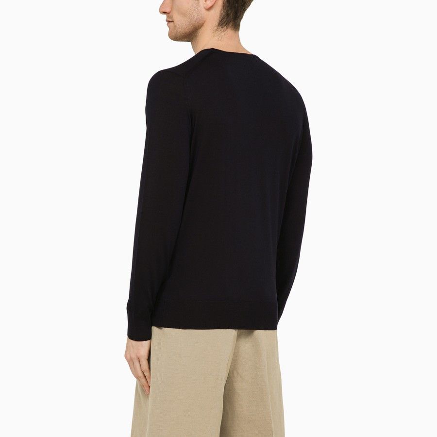 Loro Piana o1d2blof0424 Crew-Neck Sweater in Black Size US L / EU 52-54 / 3 - 3 Thumbnail