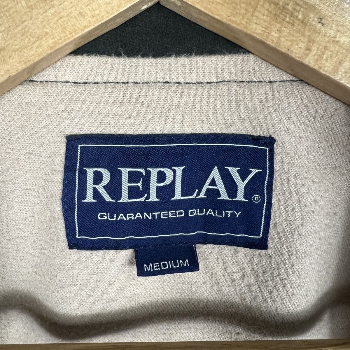 Replay 🔥 Replay Blue Jeans Moleskin Deck Blouson Jacket Size US M / EU 48-50 / 2 - 14 Thumbnail