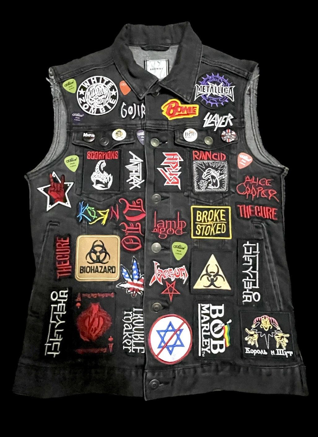 Band Tees × Other The Simpsons x ACDC Punk Rock Jacket Size US S / EU 44-46 / 1 - 2 Thumbnail