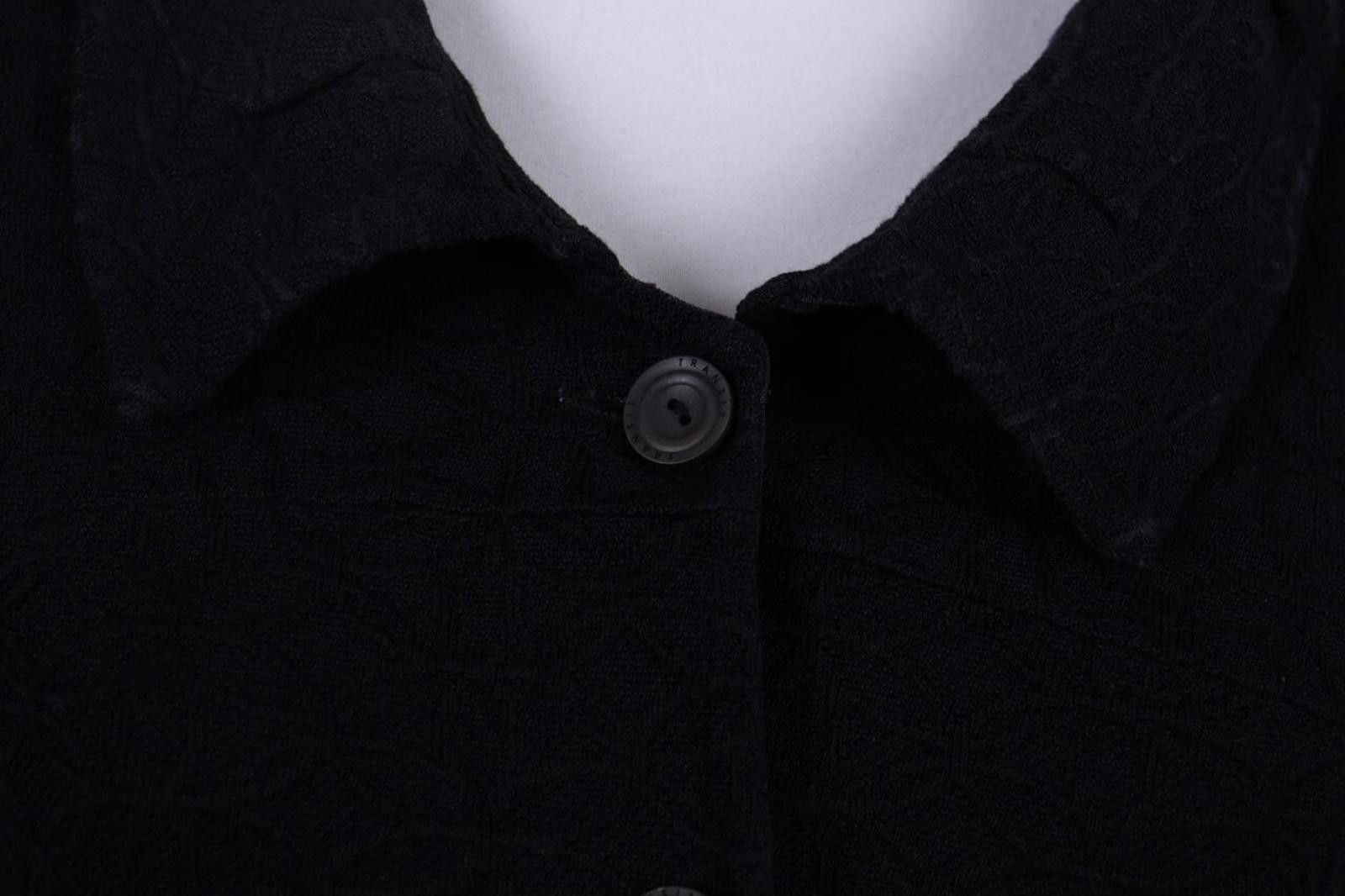 Transit Transit Par Such 392 Black Floral Blouse Shirt Sz 3 / L Size L / US 10 / IT 46 - 4 Thumbnail