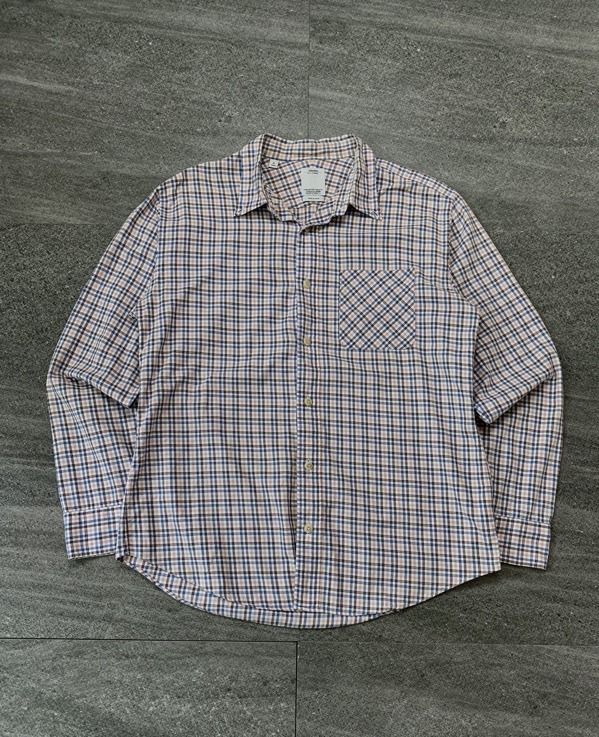 Visvim FREE TAX! Plaid Cotton Shirt Size US S / EU 44-46 / 1 - 2 Thumbnail