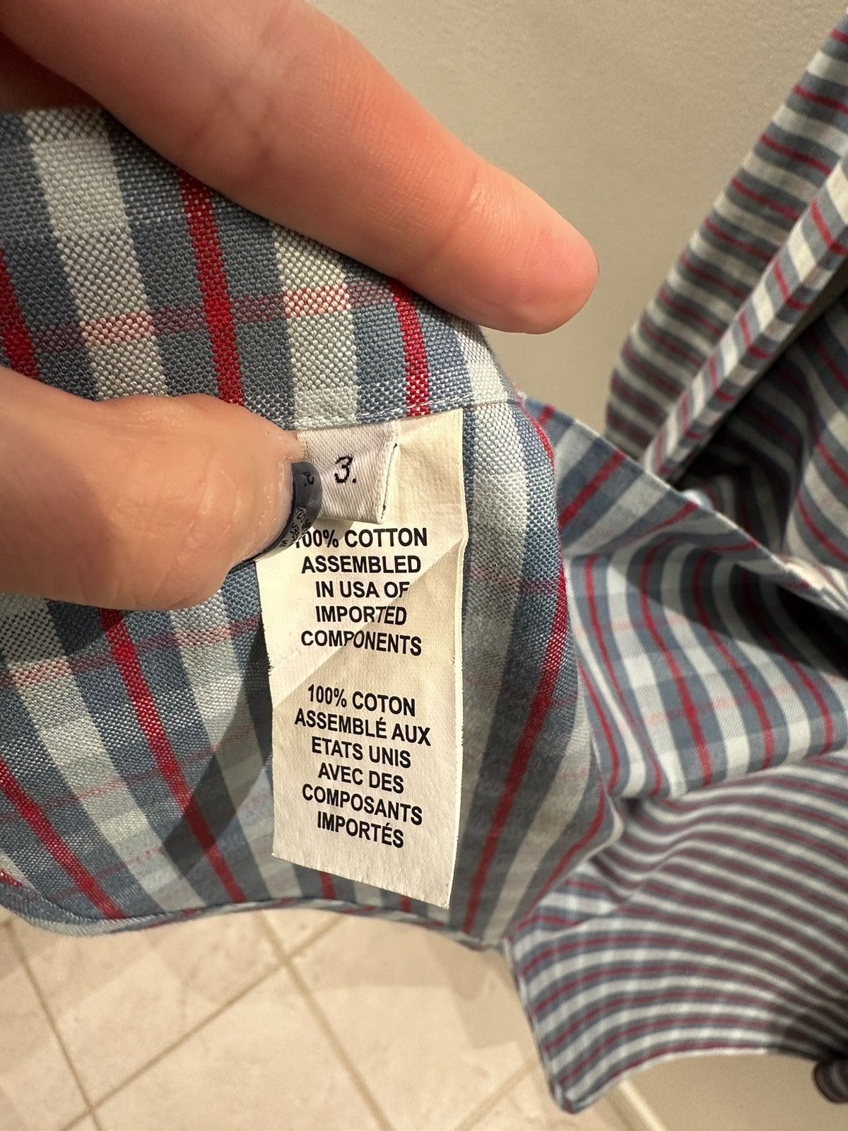Thom Browne Thom Browne Button up - size 3 (large) Size US L / EU 52-54 / 3 - 6 Thumbnail