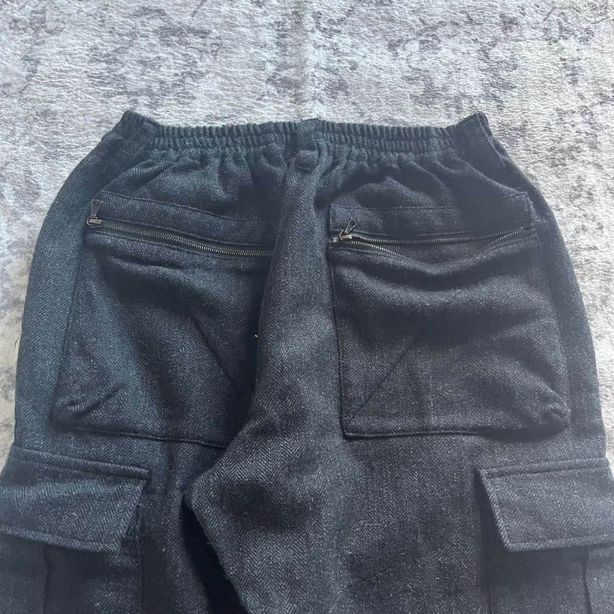 Undercover Undercover AW05 Lightning Bolt Wool Knit Cargo Sweatpants Size US 28 / EU 44 - 8 Thumbnail