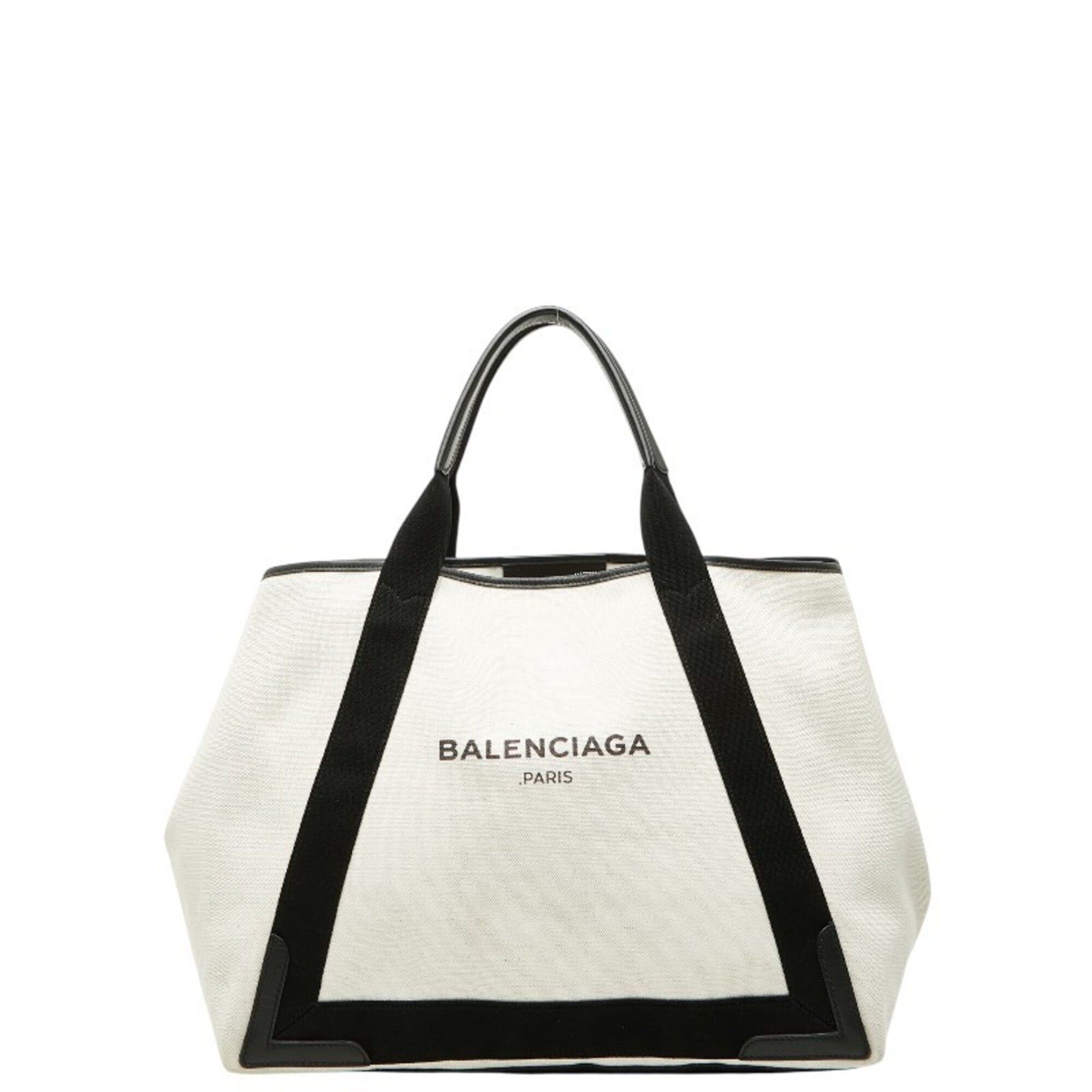 Balenciaga Balenciaga BB logo handbag tote bag in beige and brown 