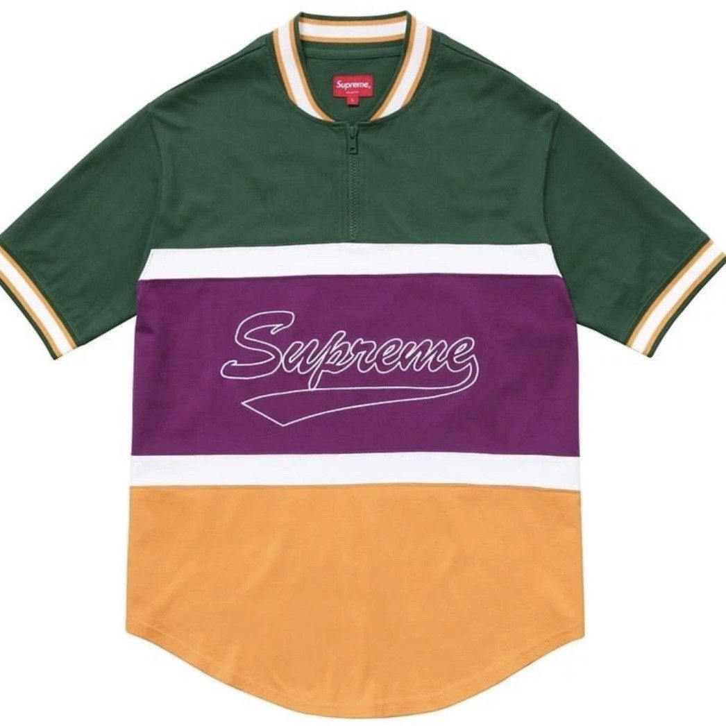 Supreme Supreme Half Zip S/S Baseball Top Very Rare Sz SMALL SS17 Size US S / EU 44-46 / 1 - 1 Thumbnail