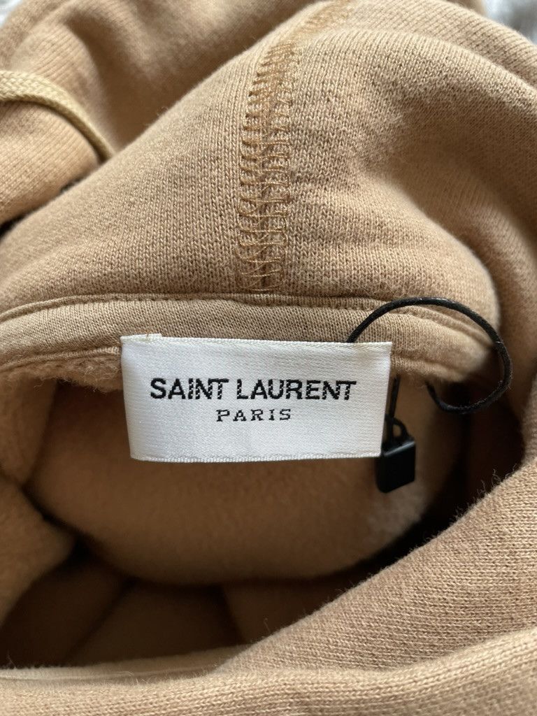 Saint Laurent Paris Saint Laurent Rive Gauche Hoodie Sand Size US XS / EU 42 / 0 - 9 Thumbnail