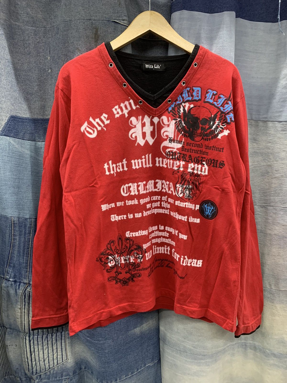 Hysteric Glamour × If Six Was Nine × Japanese Brand WILD life skull punk double layers Size US L / EU 52-54 / 3 - 1 Thumbnail