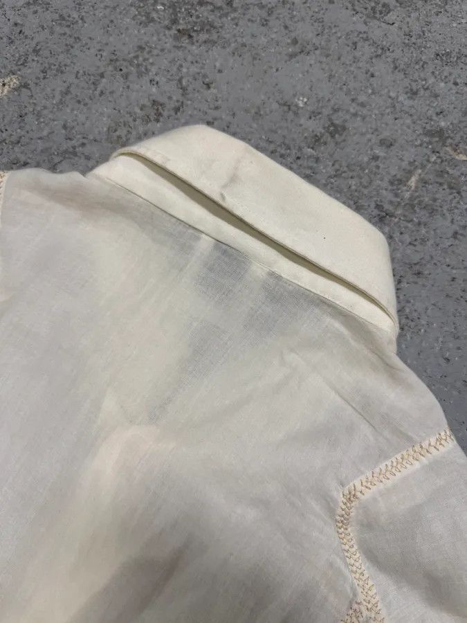 Just Cavalli × Vintage AW2004 Cavalli Cozy White Shirt Size US M / EU 48-50 / 2 - 7 Thumbnail