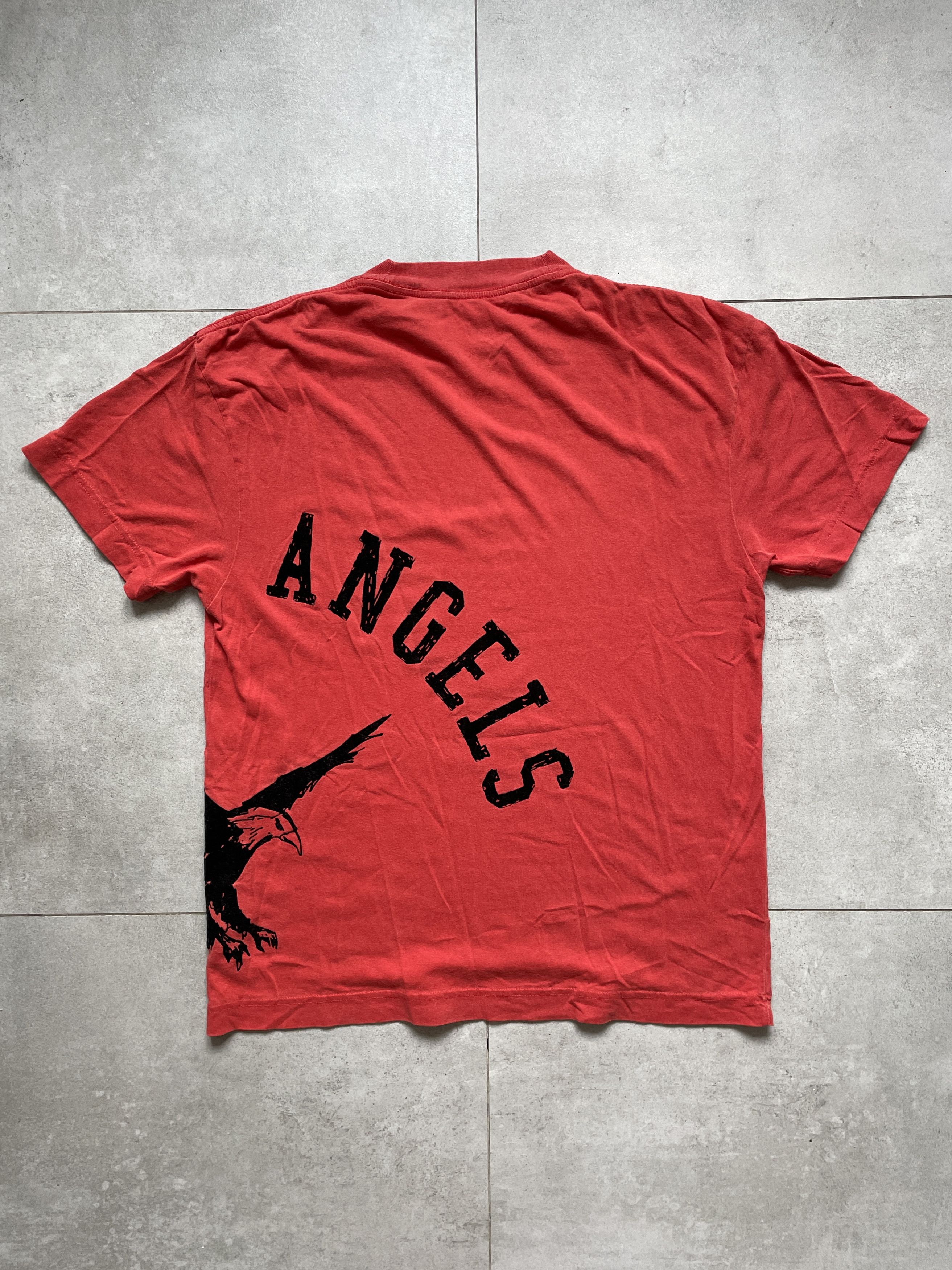 Palm Angels PALM ANGELS WASHED BRICK RED INFRARED EAGLE LOGO TEE Size US XL / EU 56 / 4 - 2 Thumbnail