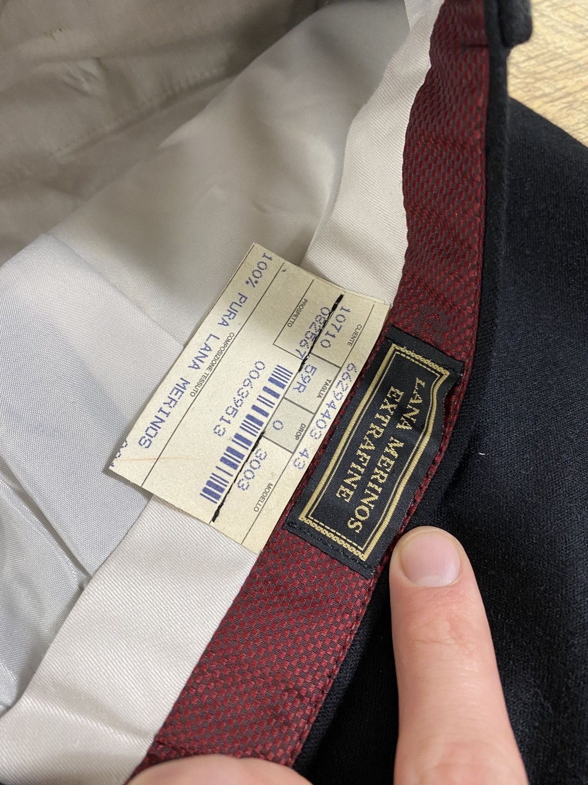 Vintage Giorgio Reggiani 100% Merino Wool Pleated Trousers Size US 36 / EU 52 - 5 Thumbnail