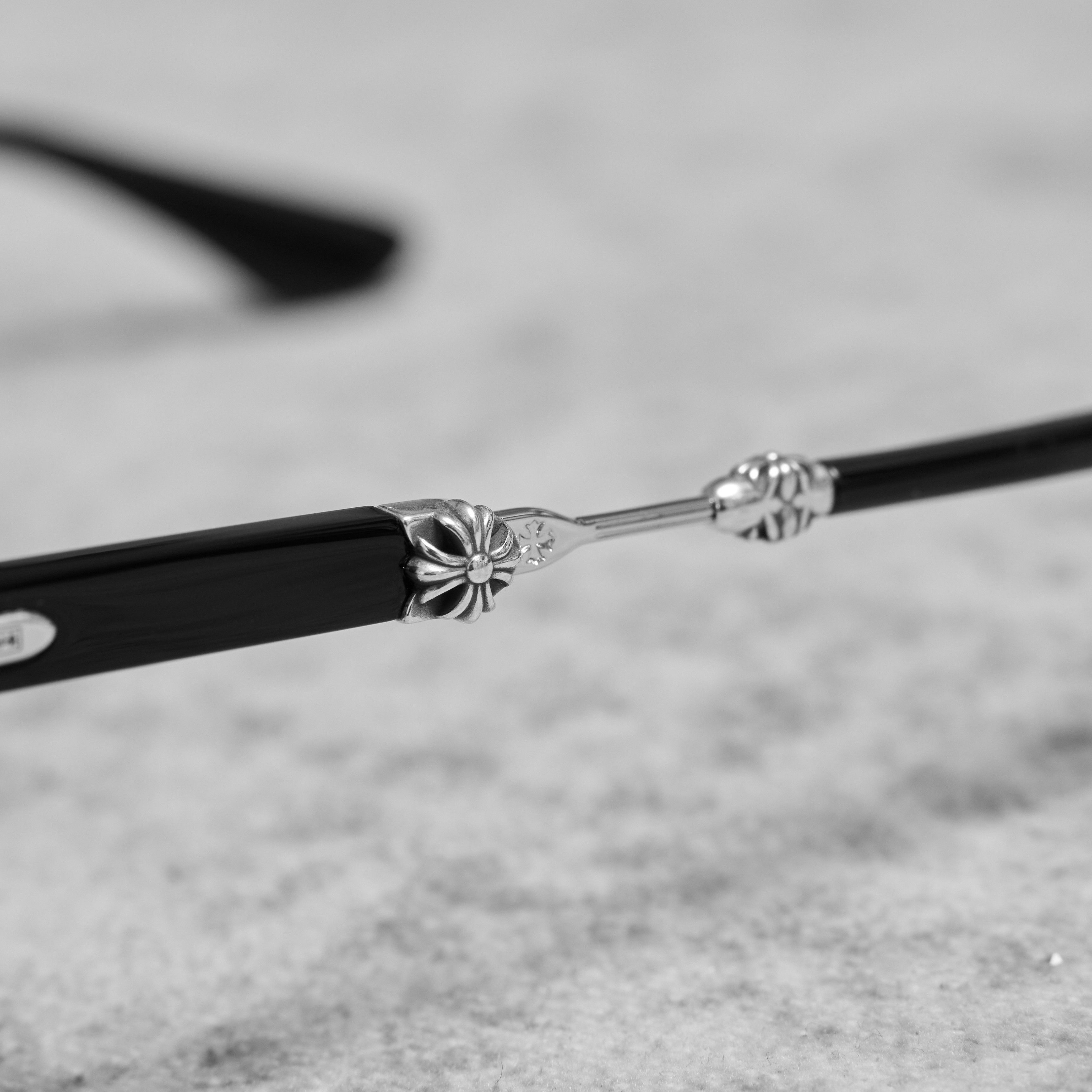 Chrome Hearts CHROME HEARTS DUCK BUTTER Black/Shiny Silver Size ONE SIZE - 7 Thumbnail