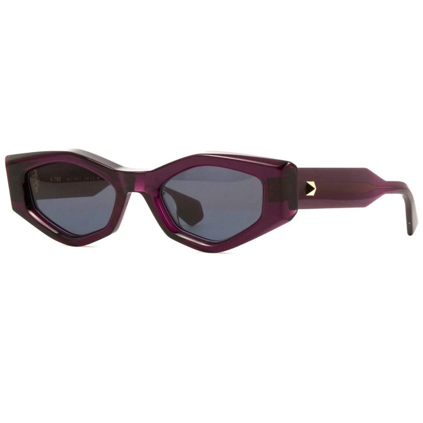 Valentino New! Valentino VLS 101B Purple Geometric Sunglasses Size ONE SIZE - 1 Thumbnail