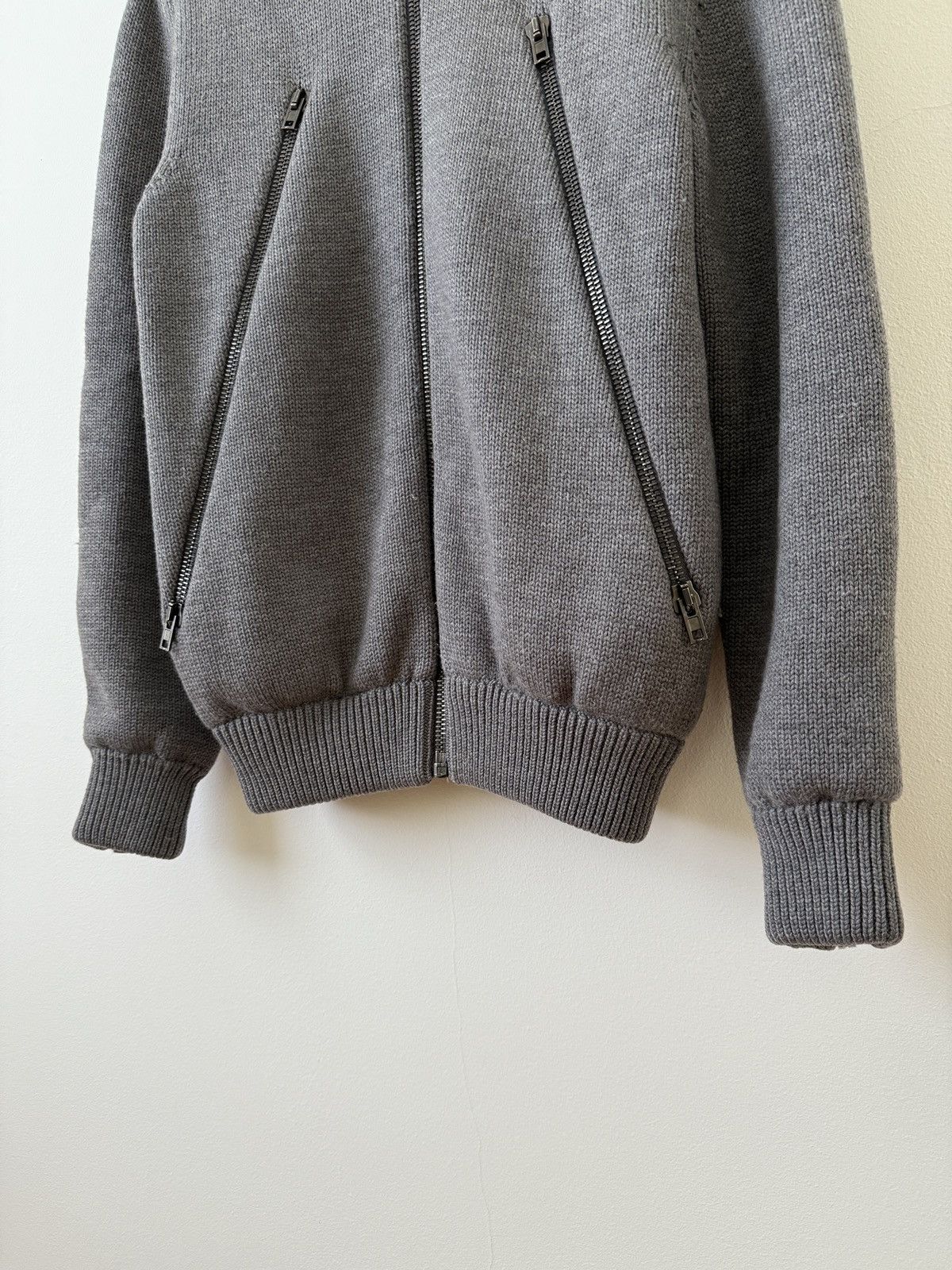 Maison Margiela 5 Zip Wool Knit Sweater Size US M / EU 48-50 / 2 - 6 Thumbnail