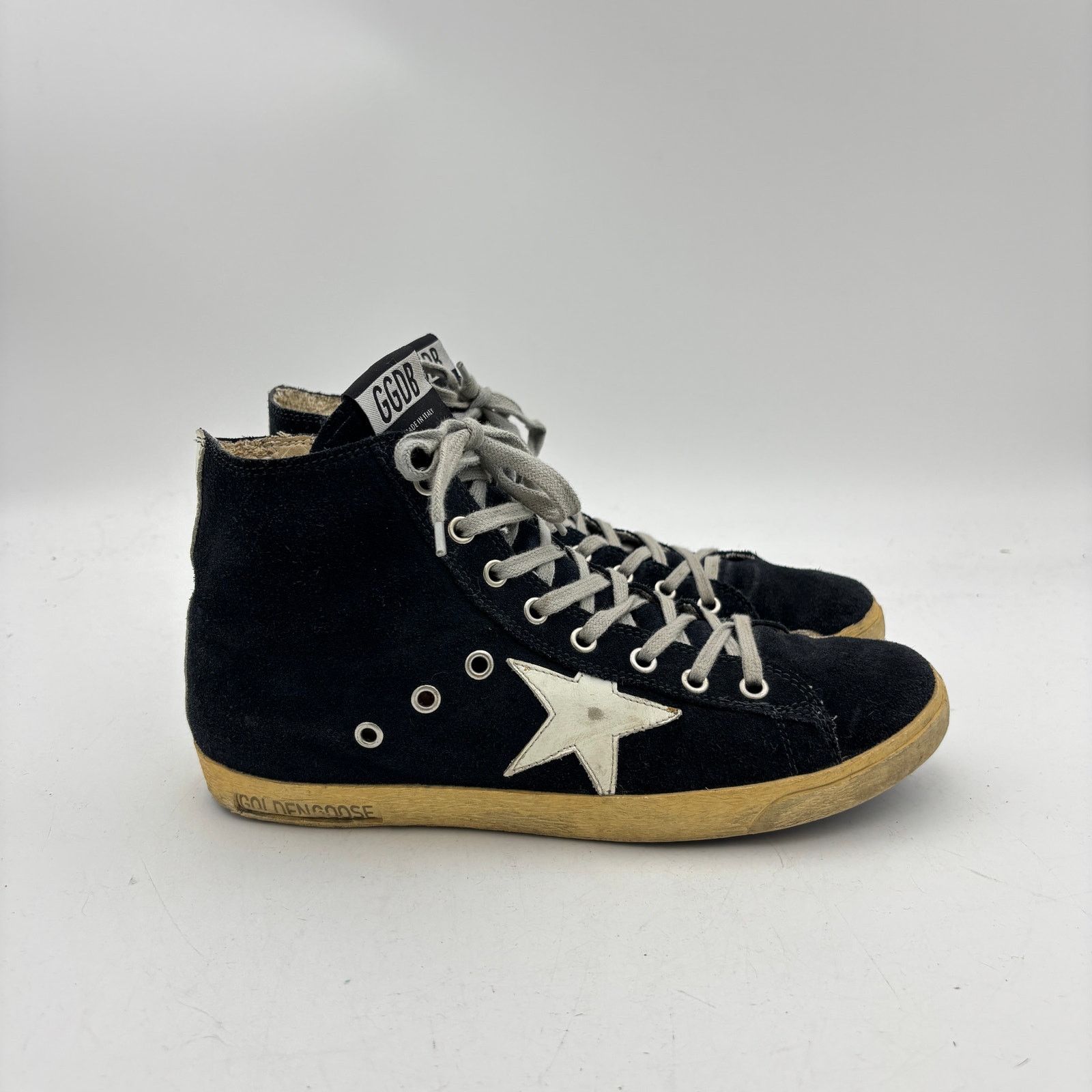 Golden Goose Golden Goose Francy Hi Top Skate Suede Shoes Womens 40 US 10 Size US 10 / IT 40 - 3 Thumbnail