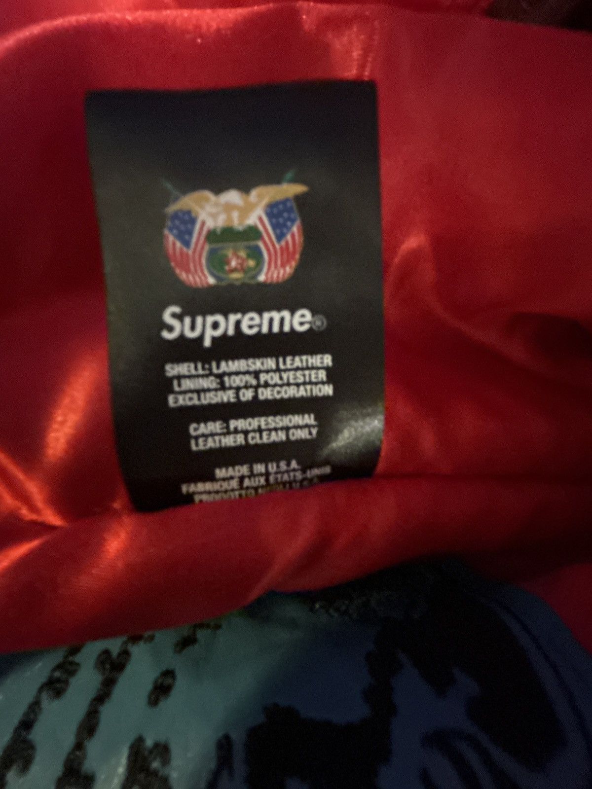 Supreme JEFF HAMILTON x SUPREME RIDGE STREET LEATHER JACKET Size US M / EU 48-50 / 2 - 7 Thumbnail