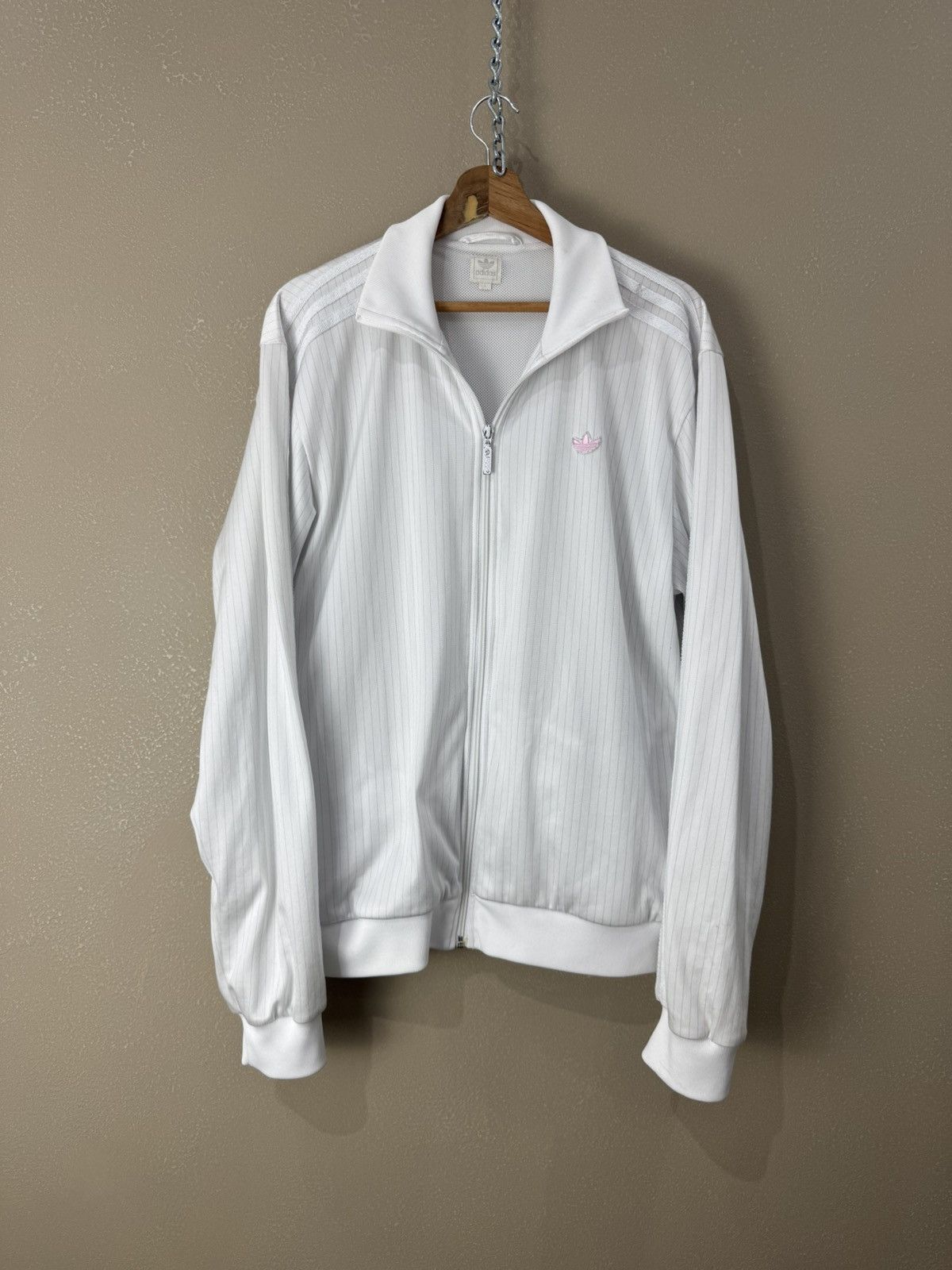 Adidas Vintage 00s Adidas Track Top Zip Rare Casual Hype Size US L / EU 52-54 / 3 - 1 Thumbnail