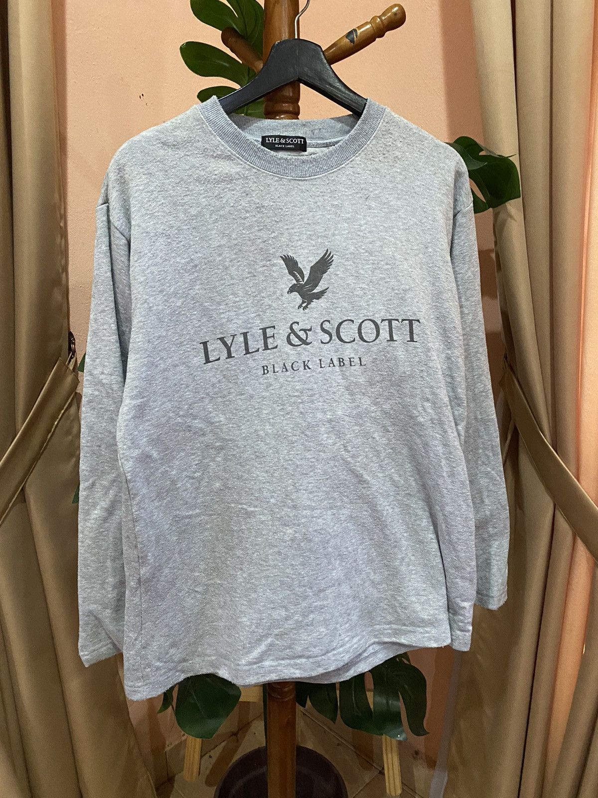 Black Label × Lyle & Scott VINTAGE LYLE & SCOTT BLACK LABEL SWEATSHIRT Size US L / EU 52-54 / 3 - 5 Thumbnail