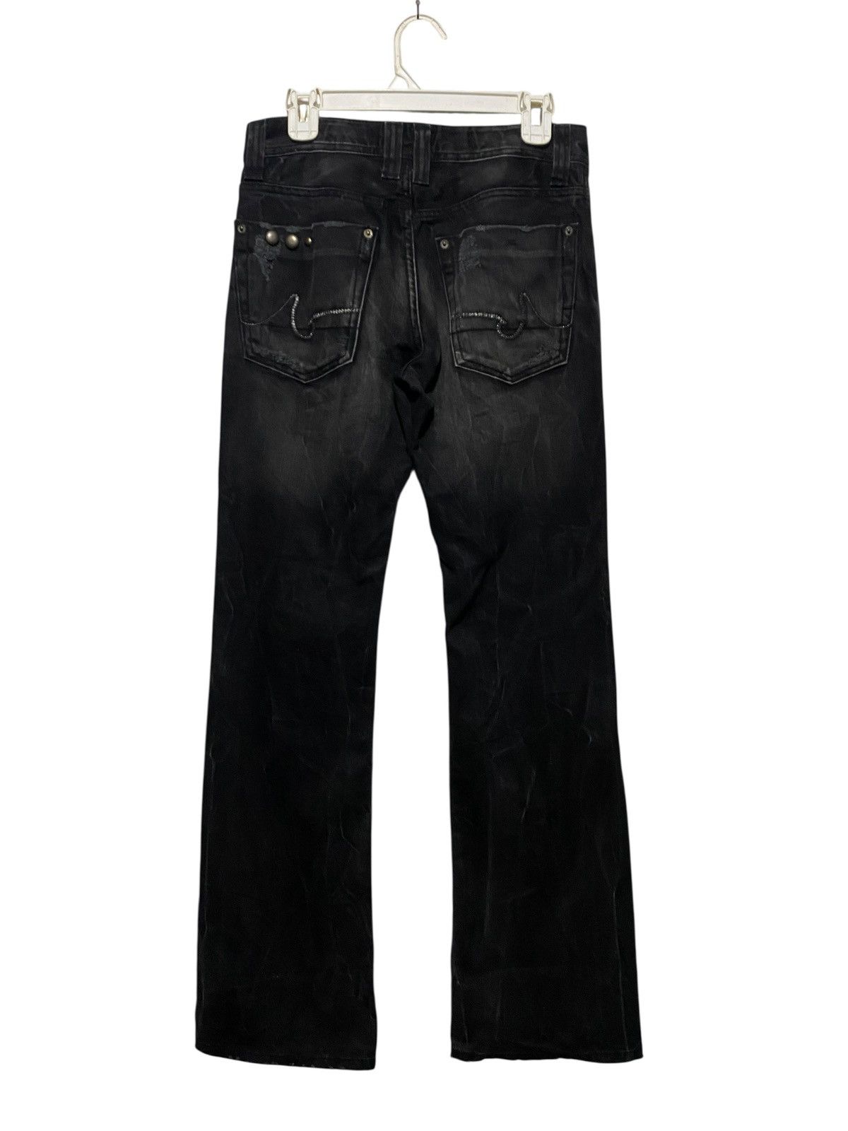 Japanese Brand y2k Maru rocky jeans studded flare denim Tornado mart style Size US 30 / EU 46 - 8 Thumbnail
