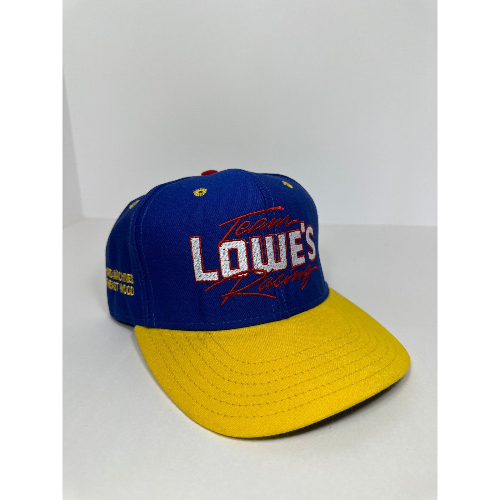 NASCAR × Vintage Vintage Team Lowe’s Racing NASCAR 1990s Snapback Hat Size ONE SIZE - 3 Thumbnail