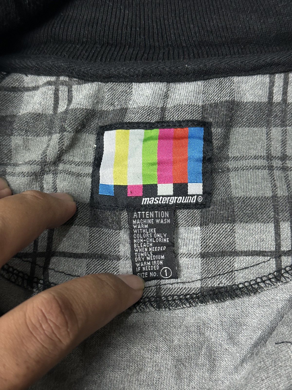 Hysteric Glamour × If Six Was Nine × Le Grande Bleu (L.G.B.) Fur Hoodie Tartan Japanese Brand Masterground Size US M / EU 48-50 / 2 - 9 Thumbnail