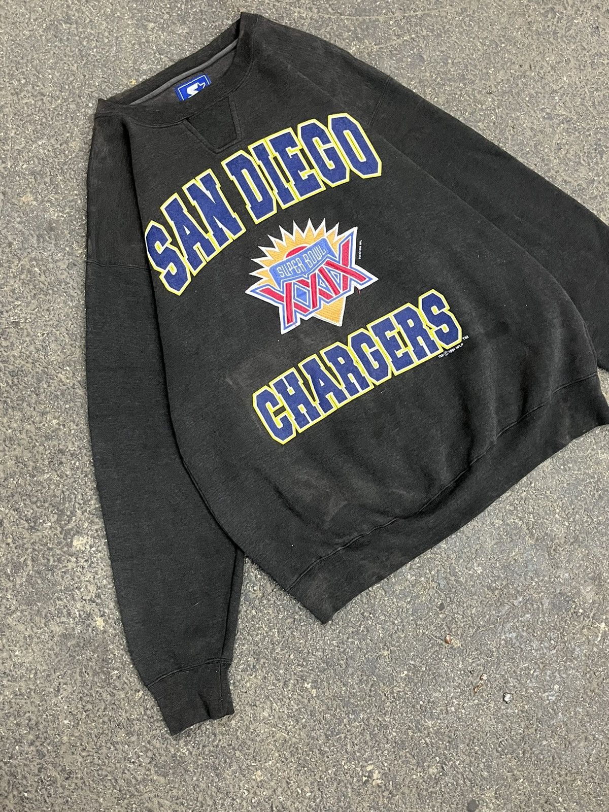 Vintage San Diego chargers vintage starter sweatshirt hype rare Size US L / EU 52-54 / 3 - 2 Thumbnail