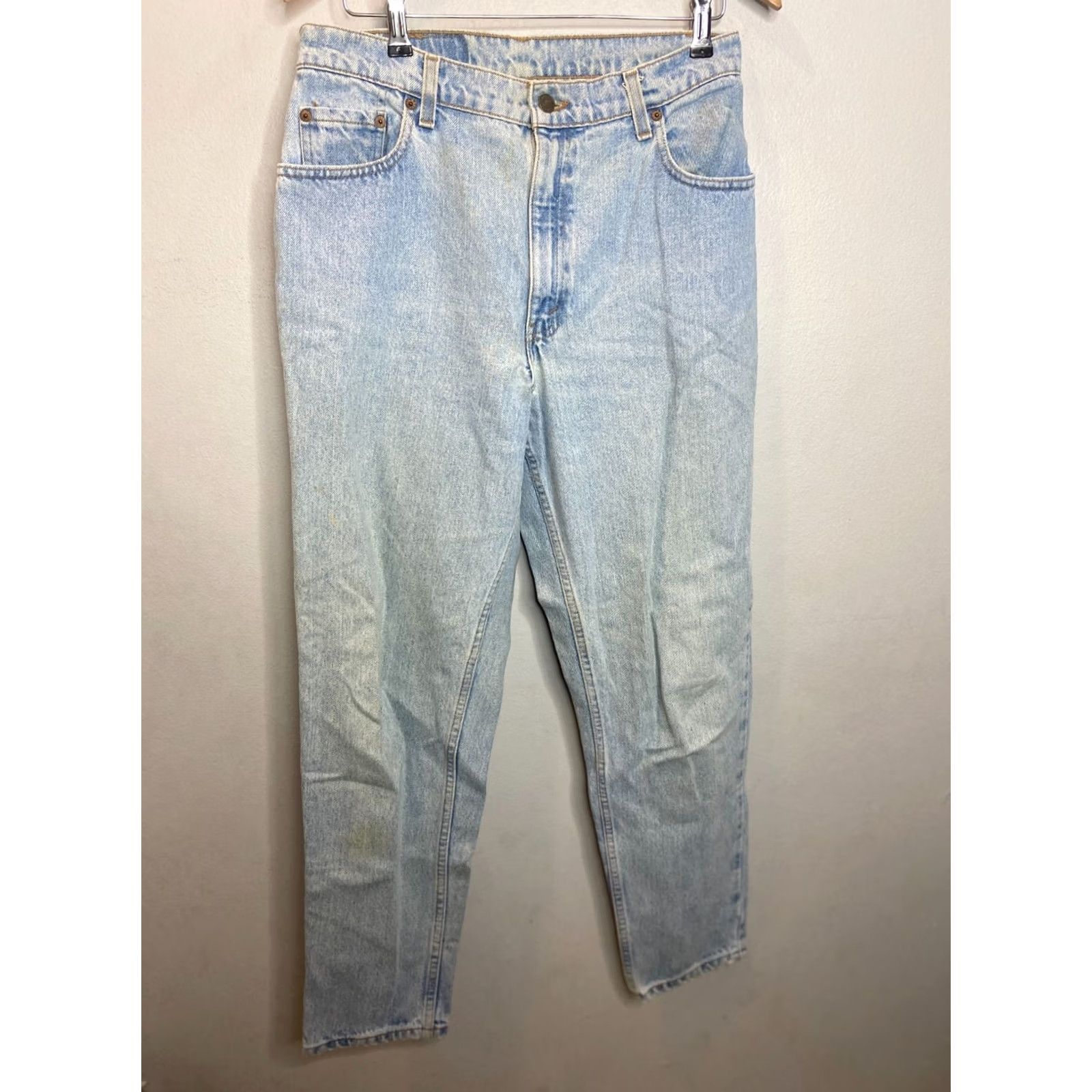 Levi's VINTAGE Levi's 551 Jeans Womens High Rise Relaxed Tapered Leg Blue USA Made Sz 12 Size 34" / US 12 / IT 48 - 4 Thumbnail