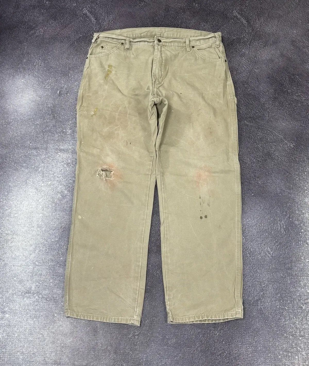 Dickies × Vintage Vintage Dickies American Workwear Hype Baggy Pants Jeans Size US 38 / EU 54 - 2 Thumbnail