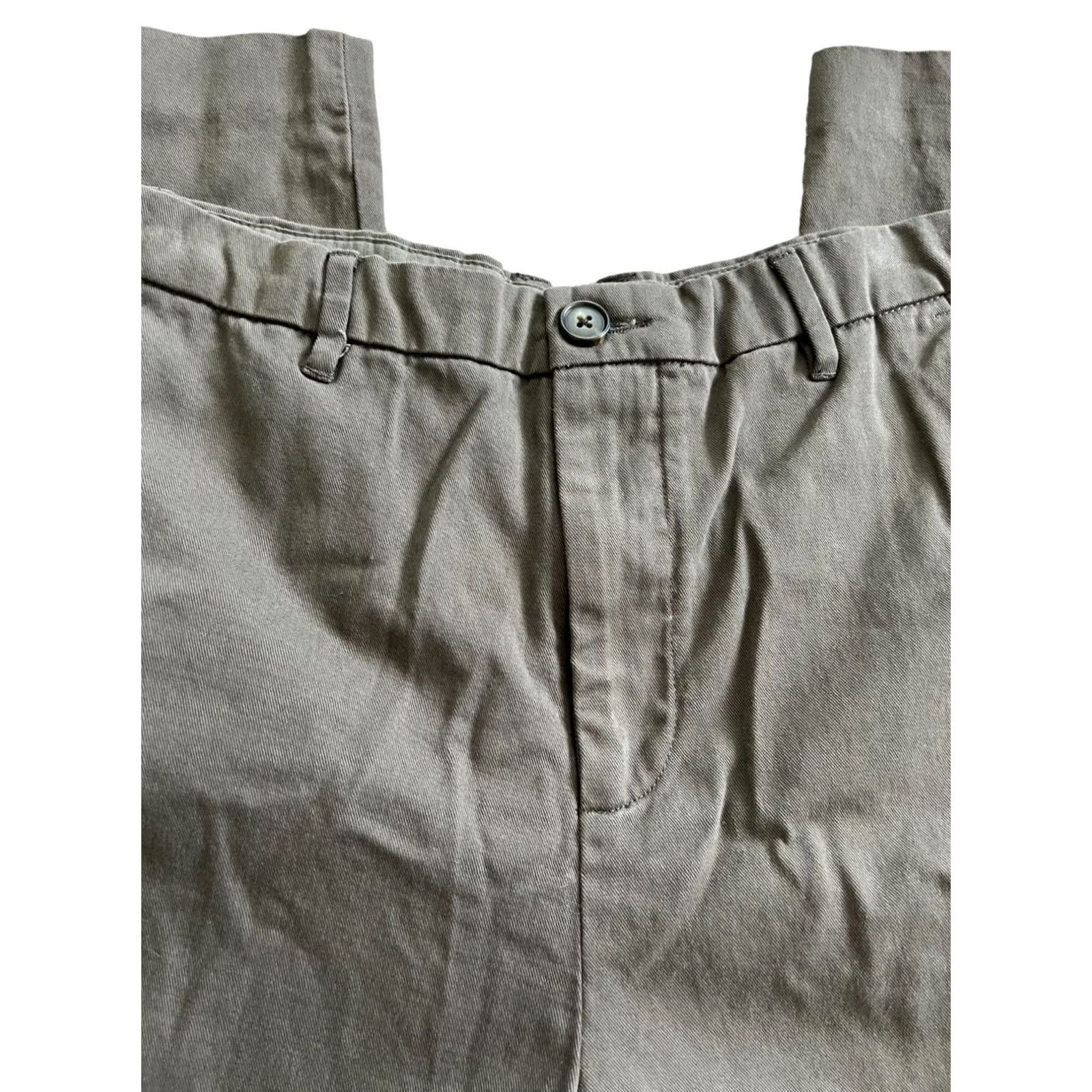Allsaints AllSaints Mens Chino Pants Dark Gray 32x26 Straight Side Pockets Button Zip Pants Mens Size US 32 / EU 48 - 7 Thumbnail