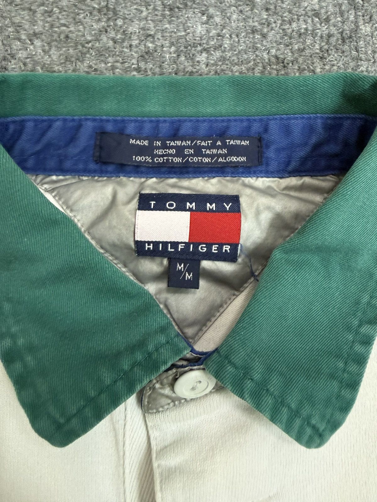 Tommy Hilfiger Vintage Tommy Hilfiger Rugby Shirt Spell Out 90s Size US M / EU 48-50 / 2 - 5 Thumbnail