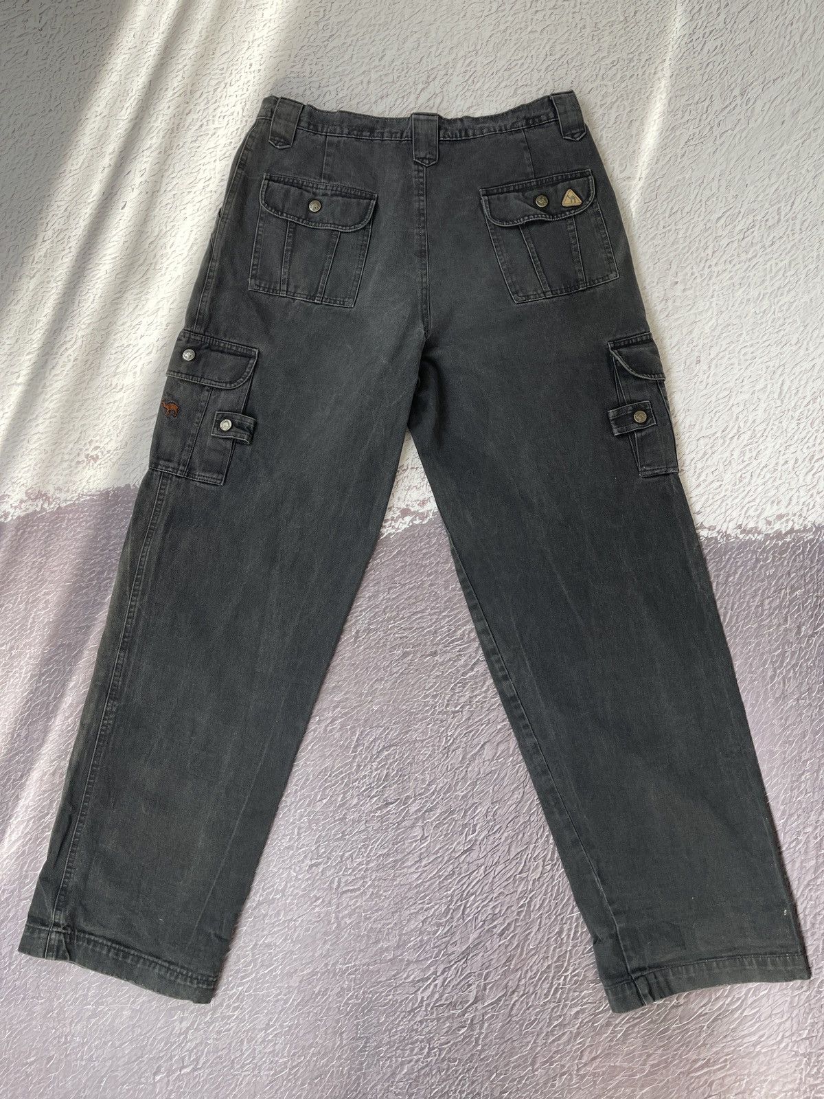 Camel Camel vintage faded distressed utility cargo pants Size US 34 / EU 50 - 2 Thumbnail