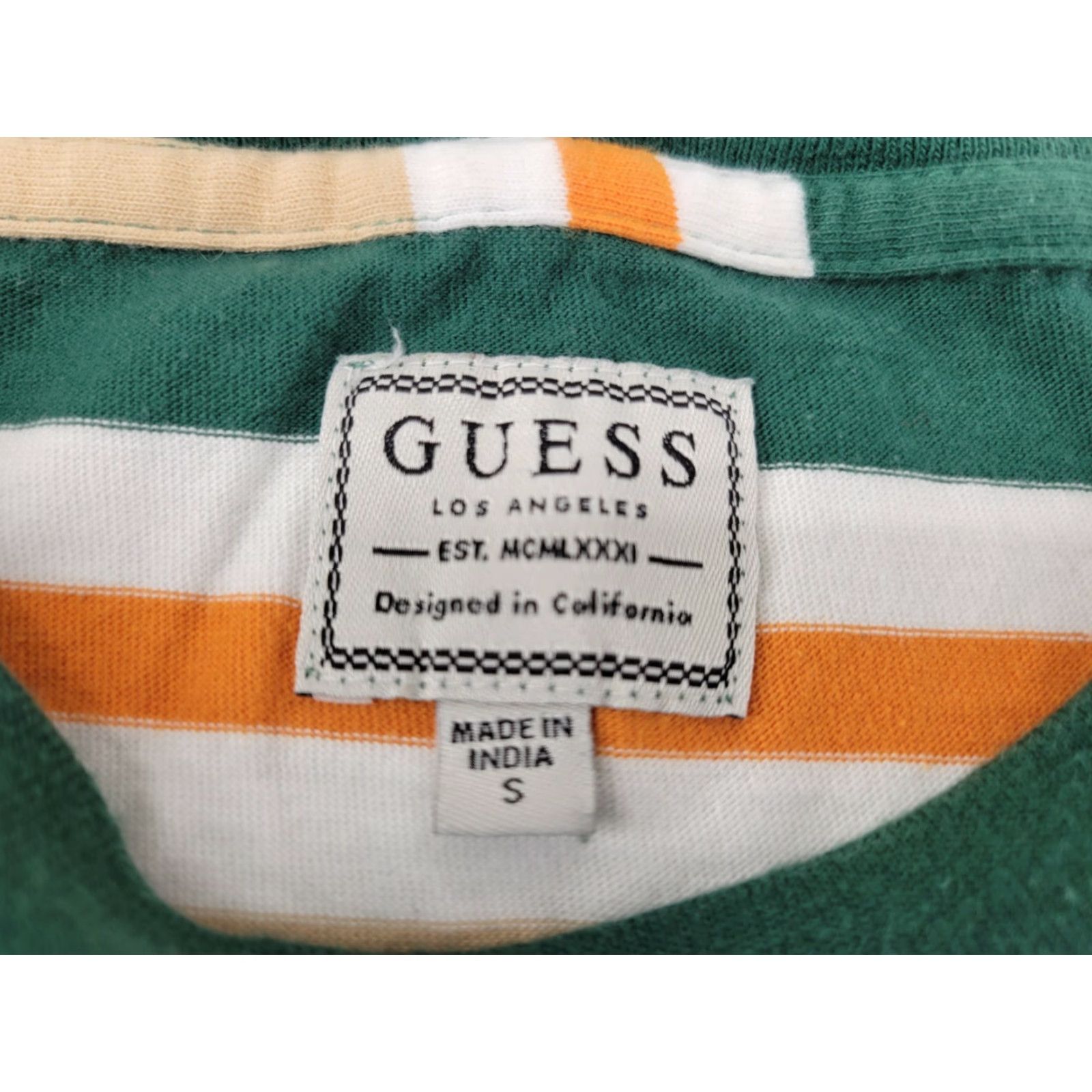 Guess VINTAGE Guess T-Shirt Striped Size US S / EU 44-46 / 1 - 8 Thumbnail