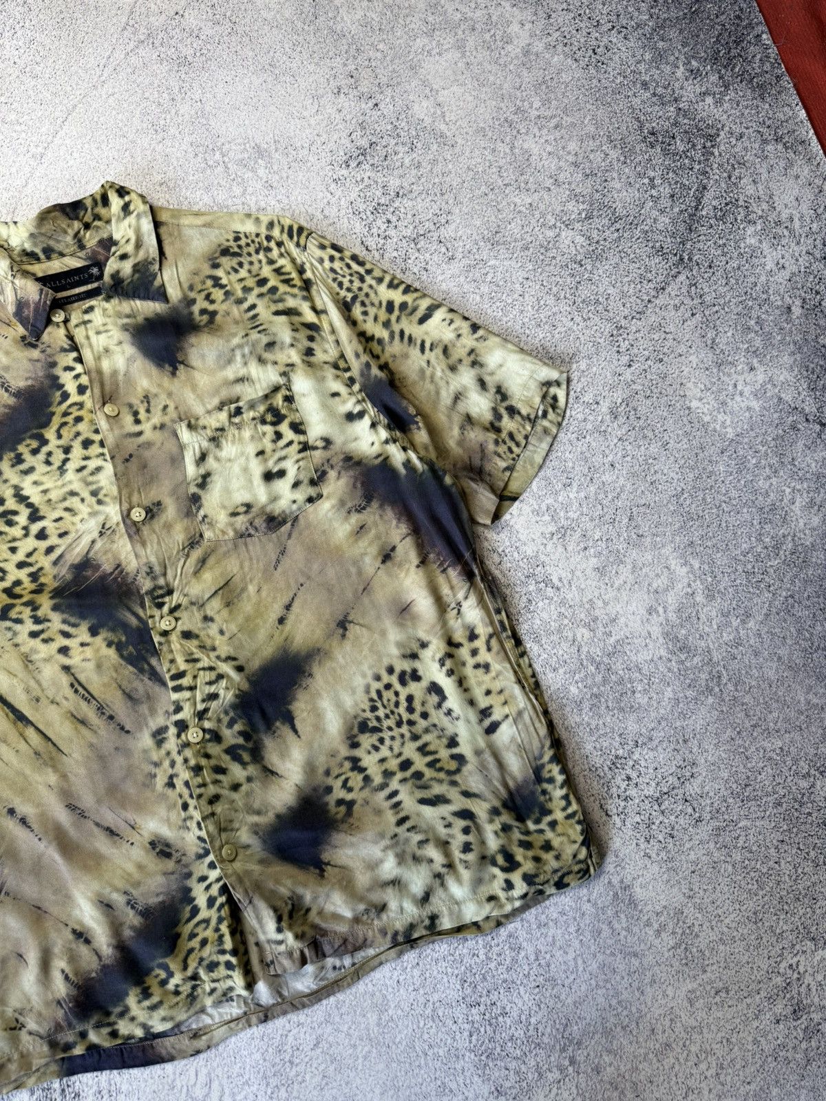 Allsaints Designer Allsaints AWA Leopard Hawaii crazy oversize shirt Size US L / EU 52-54 / 3 - 4 Thumbnail
